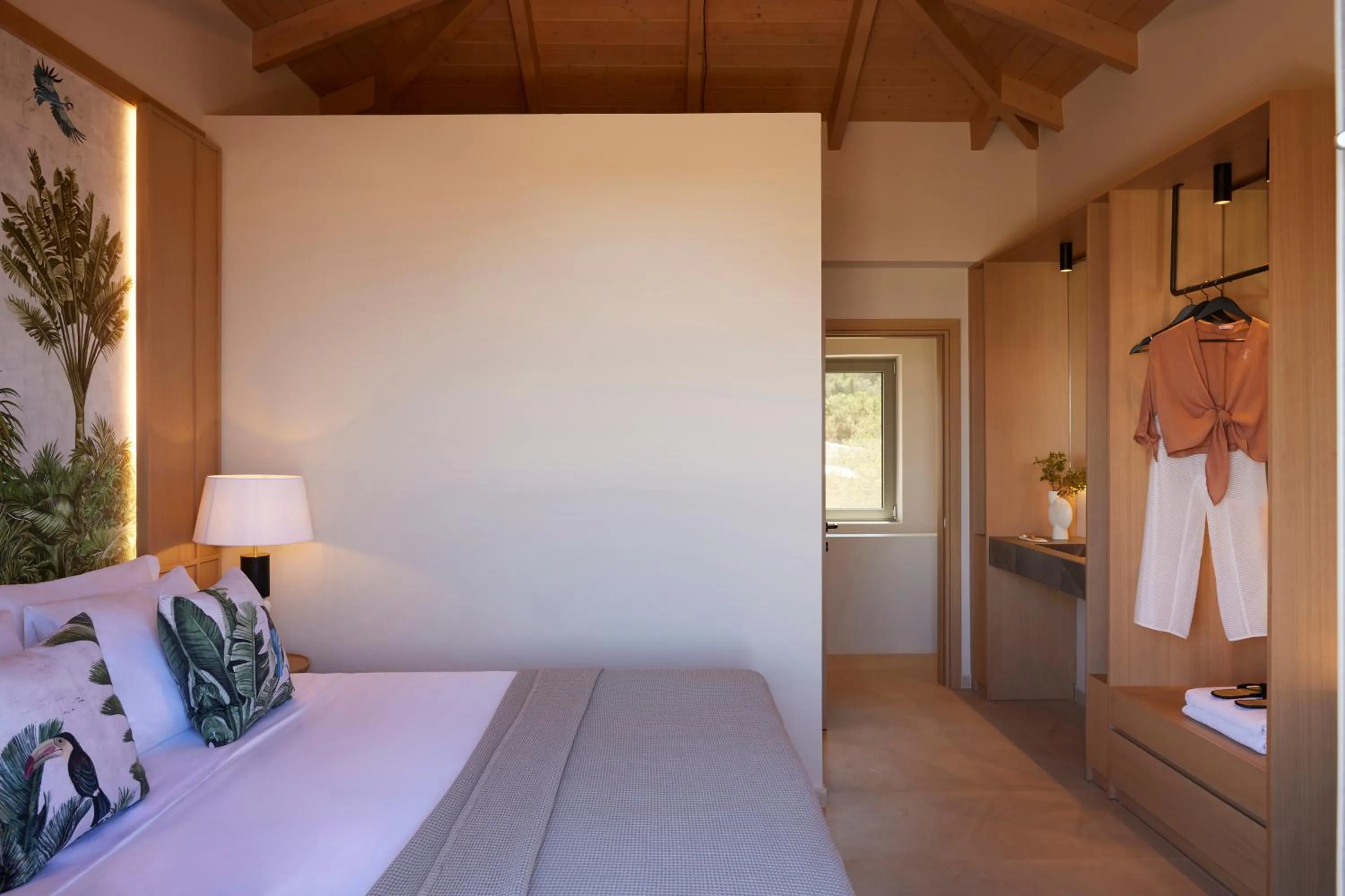 Bed in Epiphany Villas Lefkada