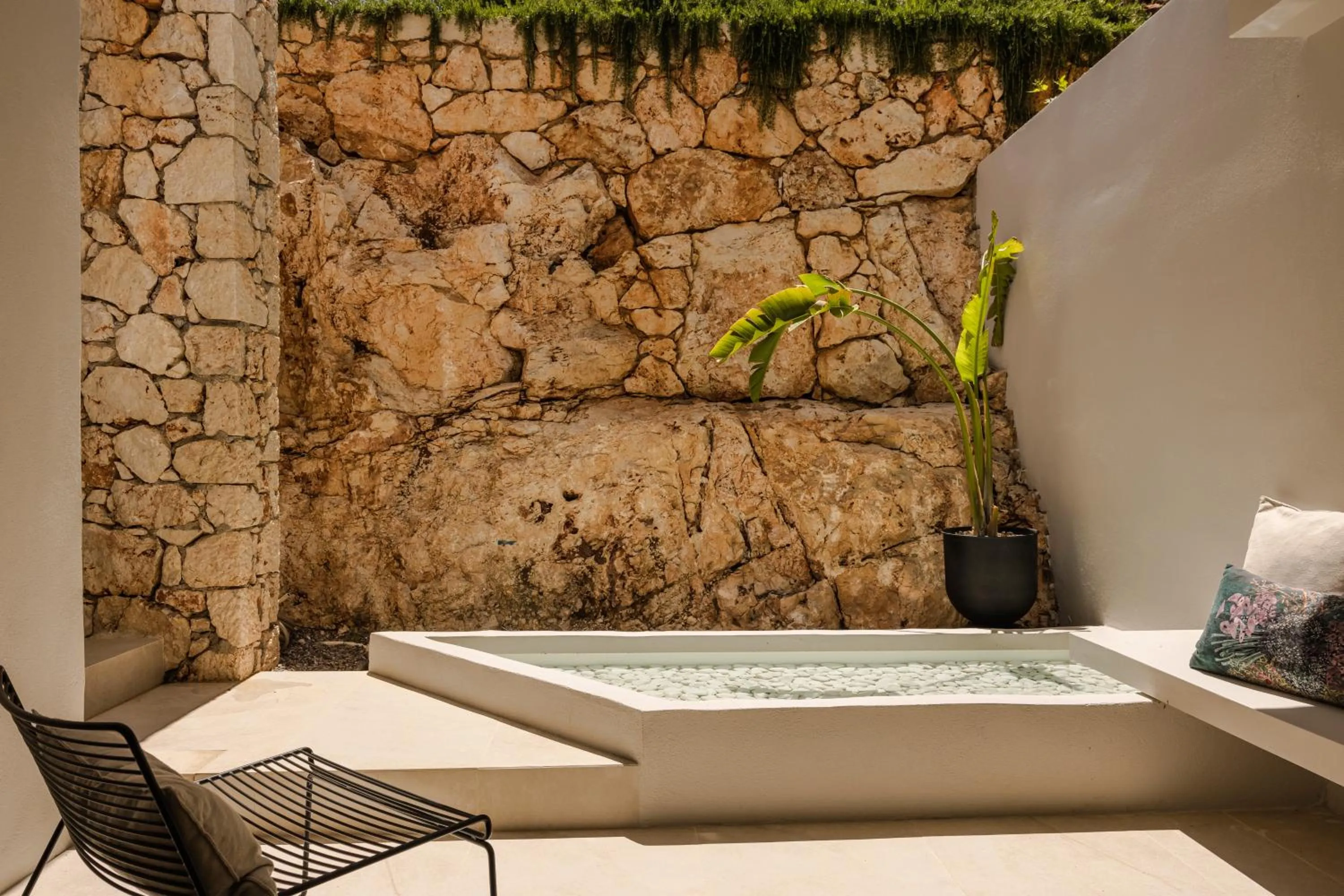 Decorative detail in Epiphany Villas Lefkada