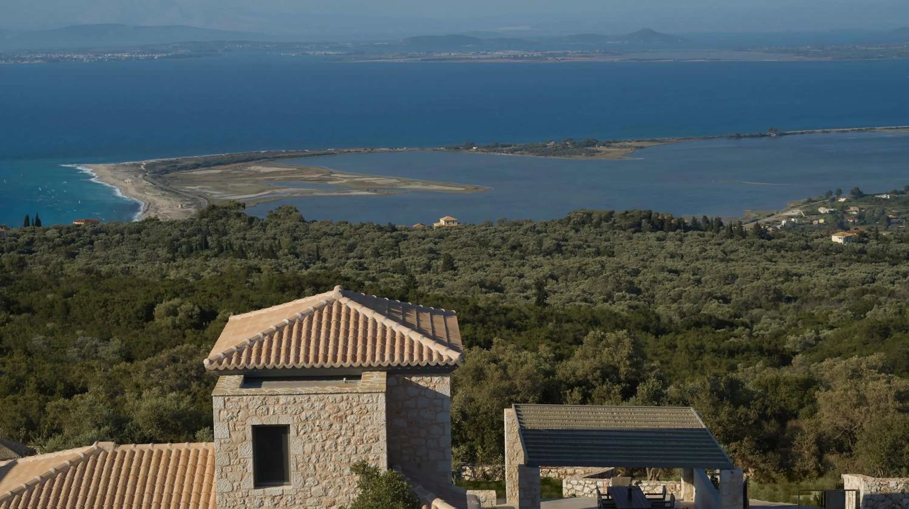 Natural landscape in Epiphany Villas Lefkada