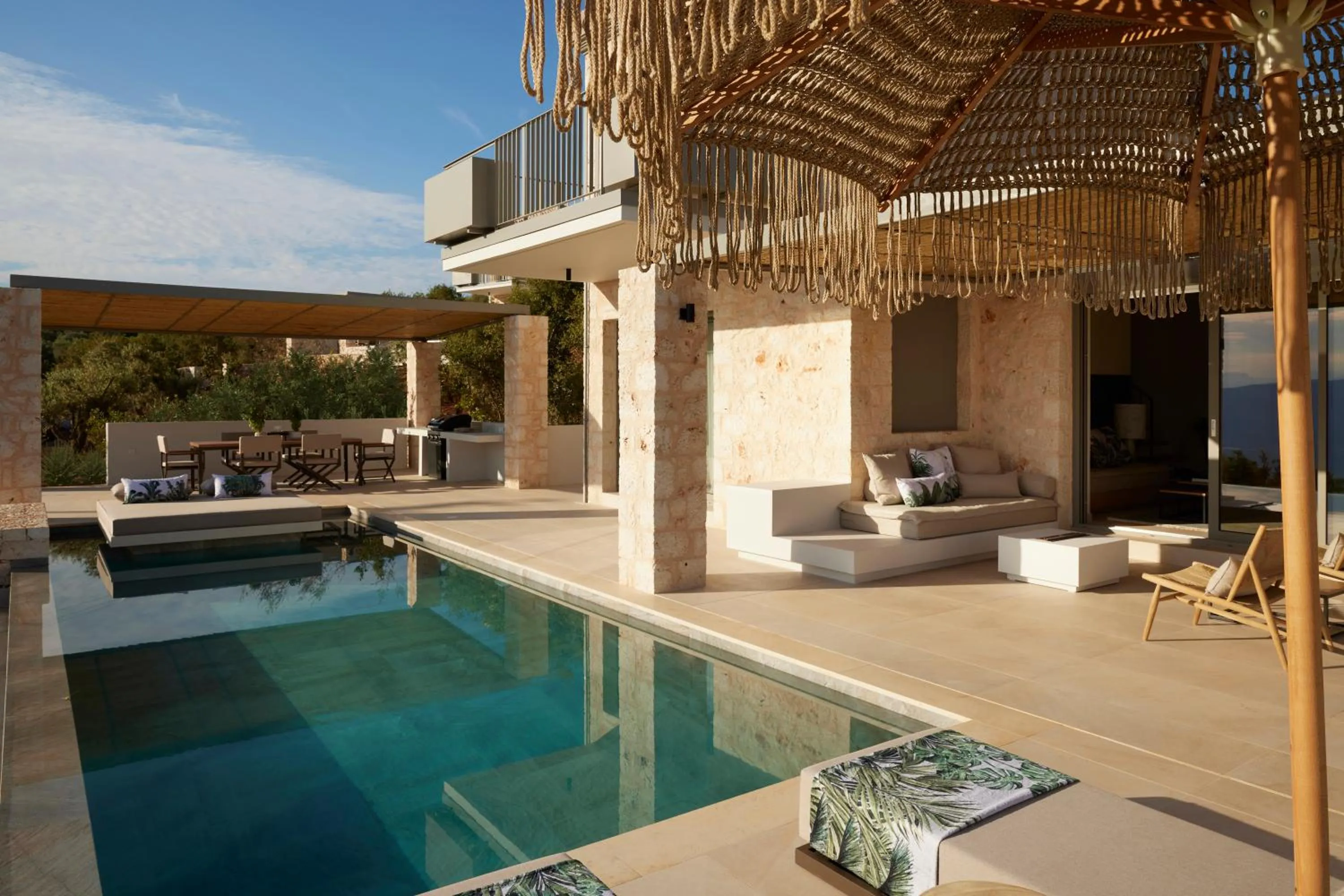 Patio in Epiphany Villas Lefkada