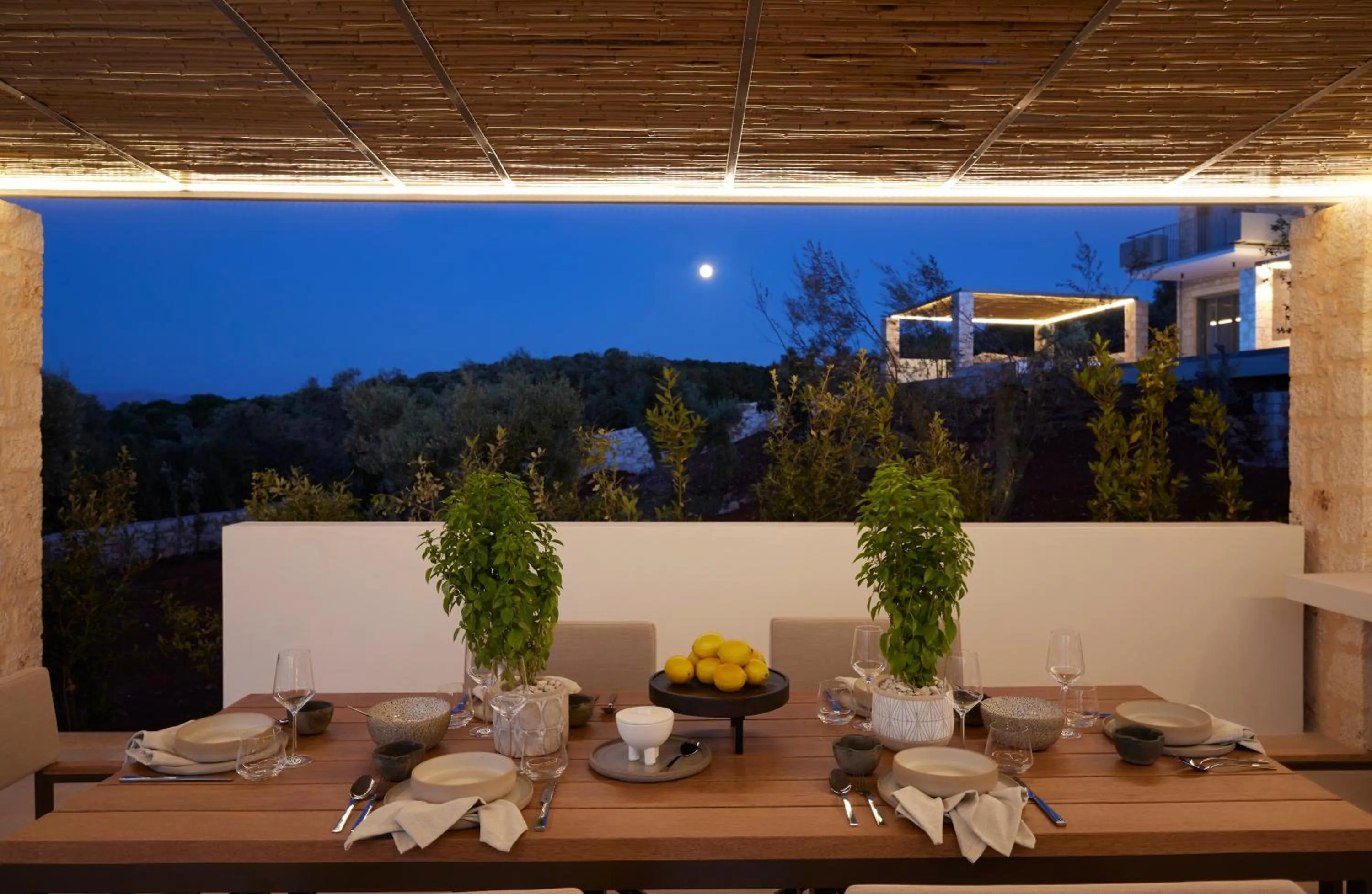 Night in Epiphany Villas Lefkada