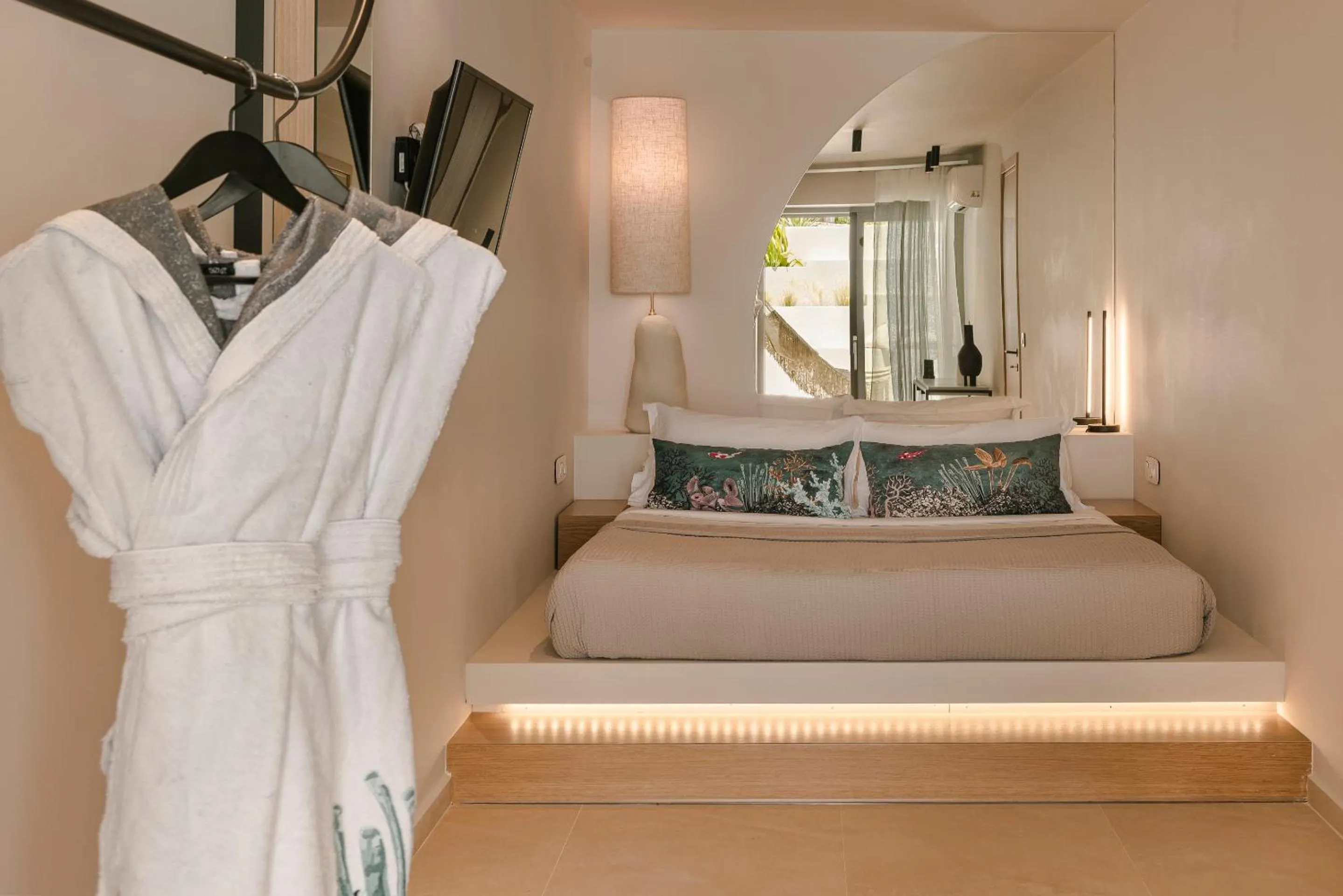 Bed in Epiphany Villas Lefkada