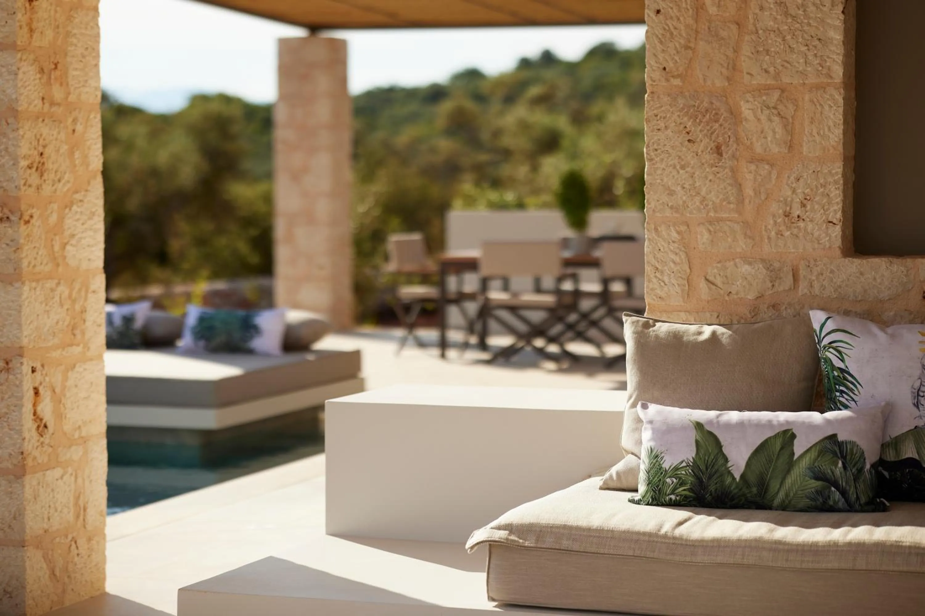 Patio in Epiphany Villas Lefkada