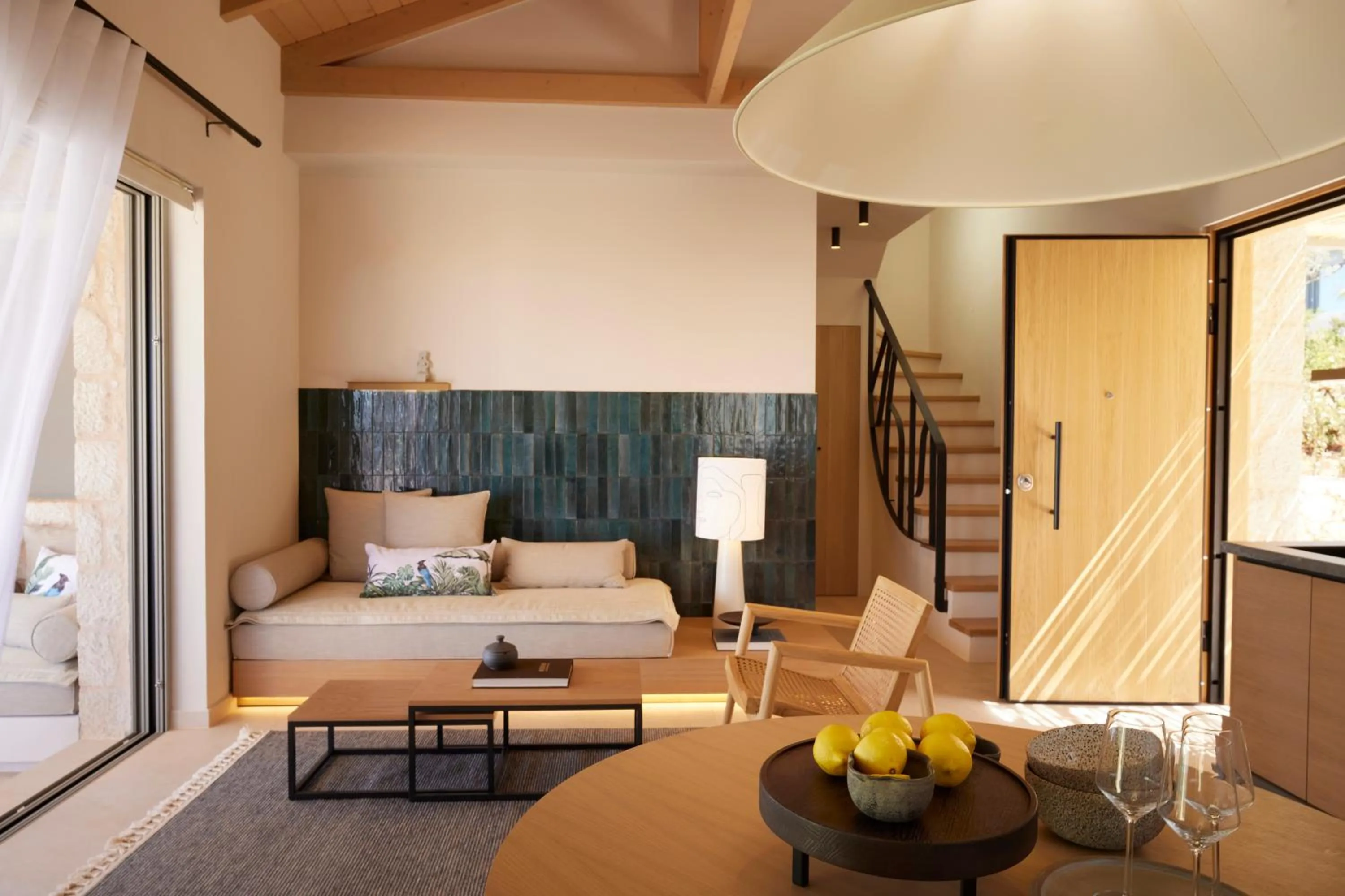 Living room in Epiphany Villas Lefkada