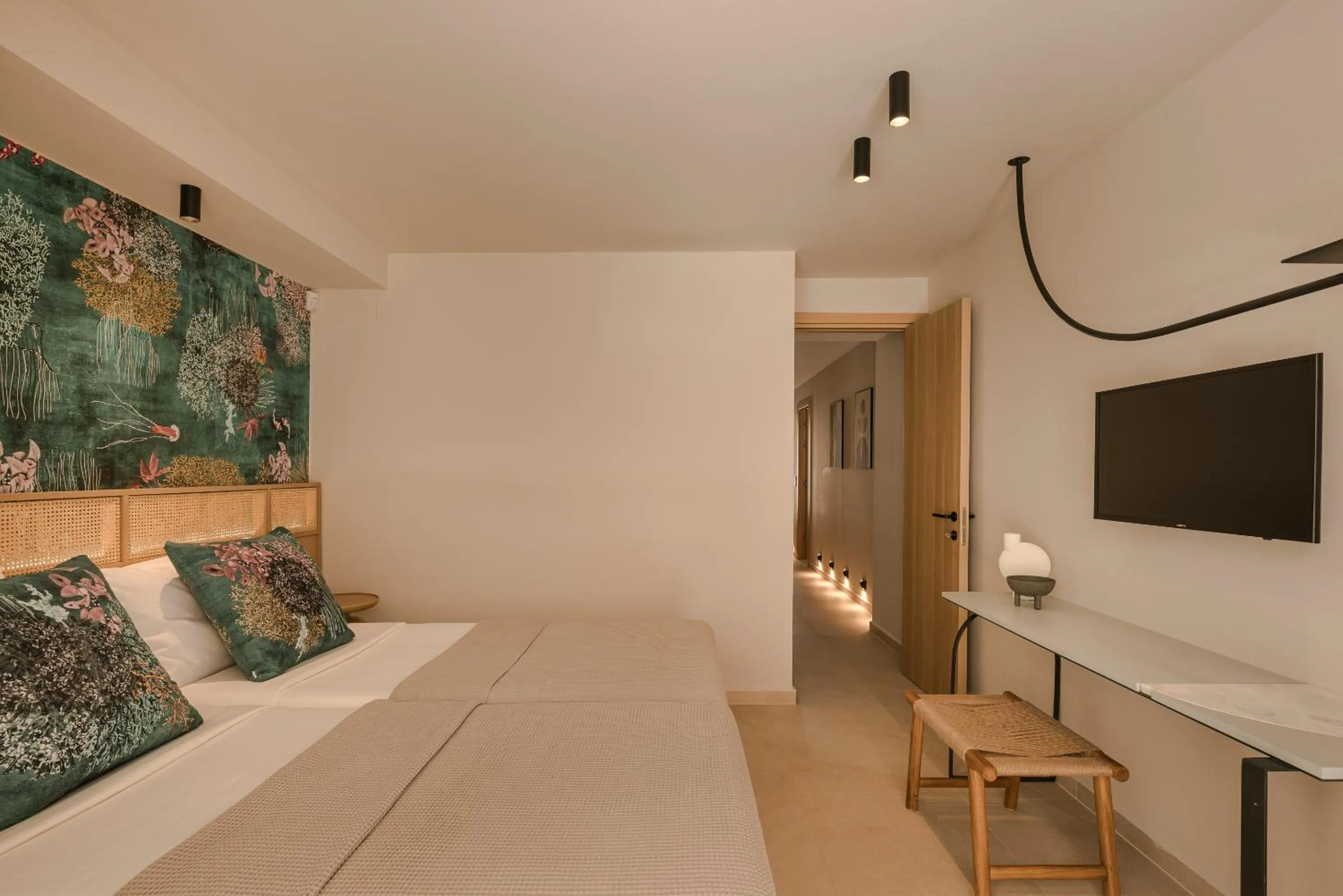 Bed in Epiphany Villas Lefkada