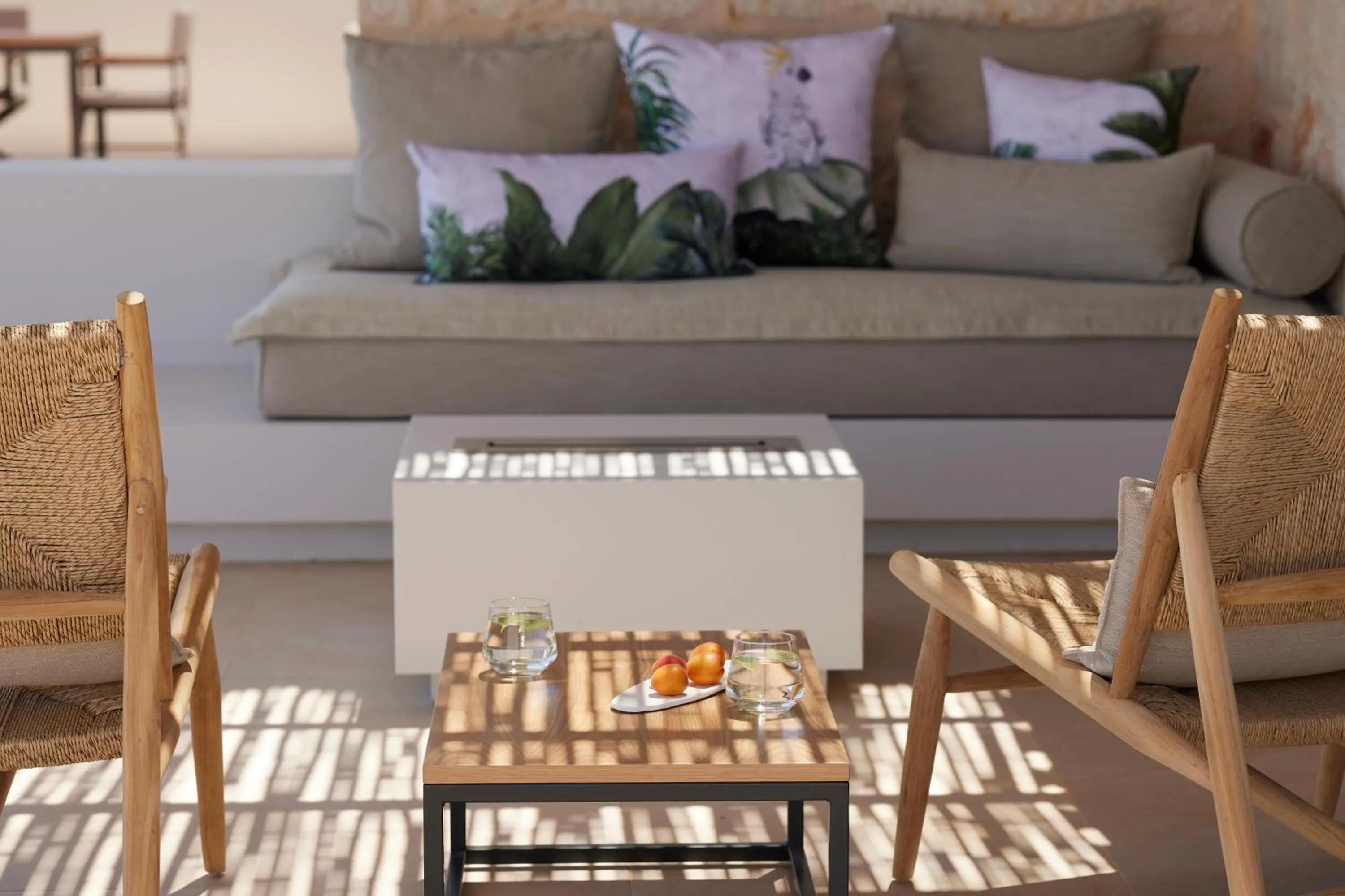 Seating area in Epiphany Villas Lefkada