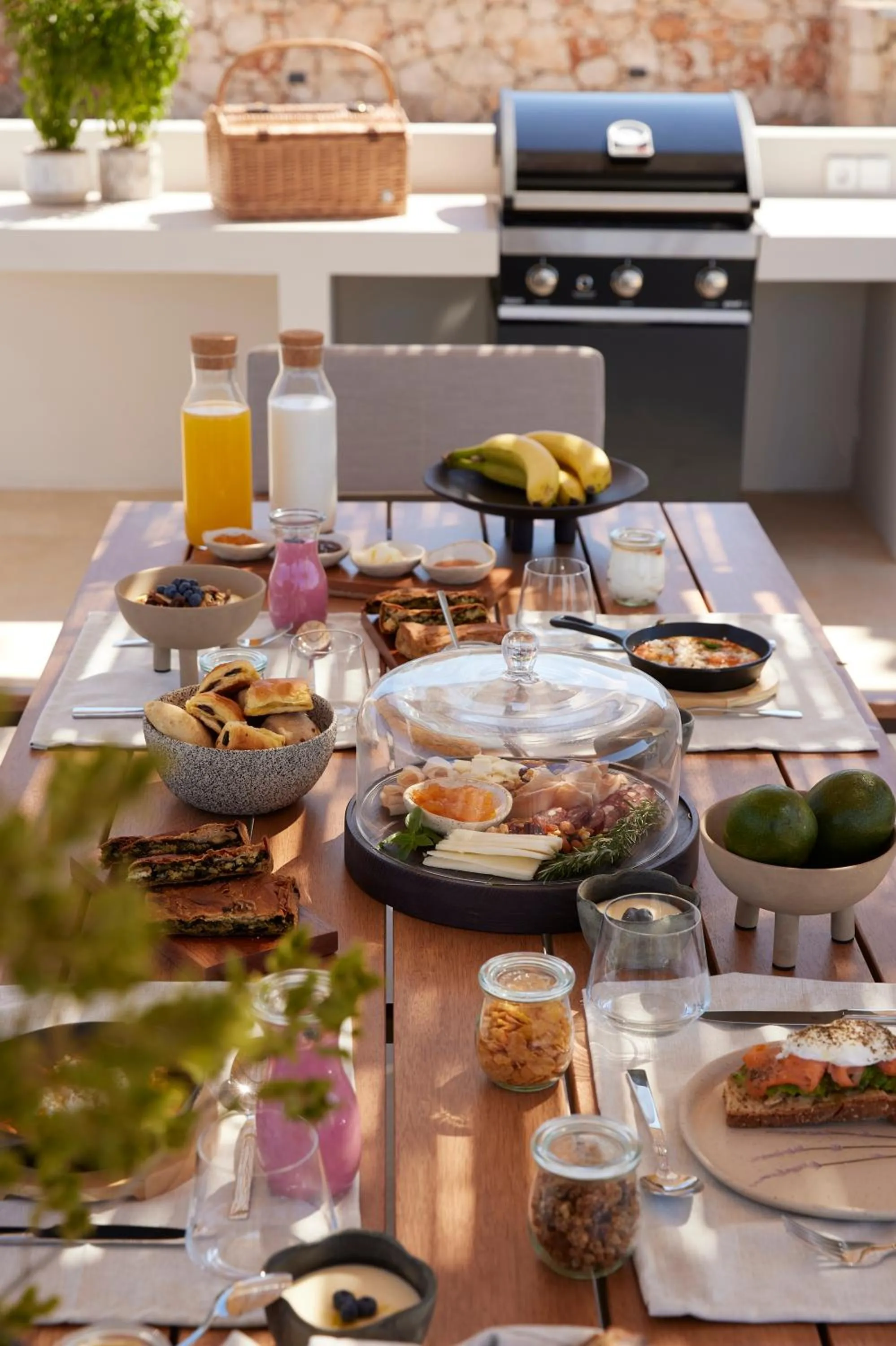 Food in Epiphany Villas Lefkada