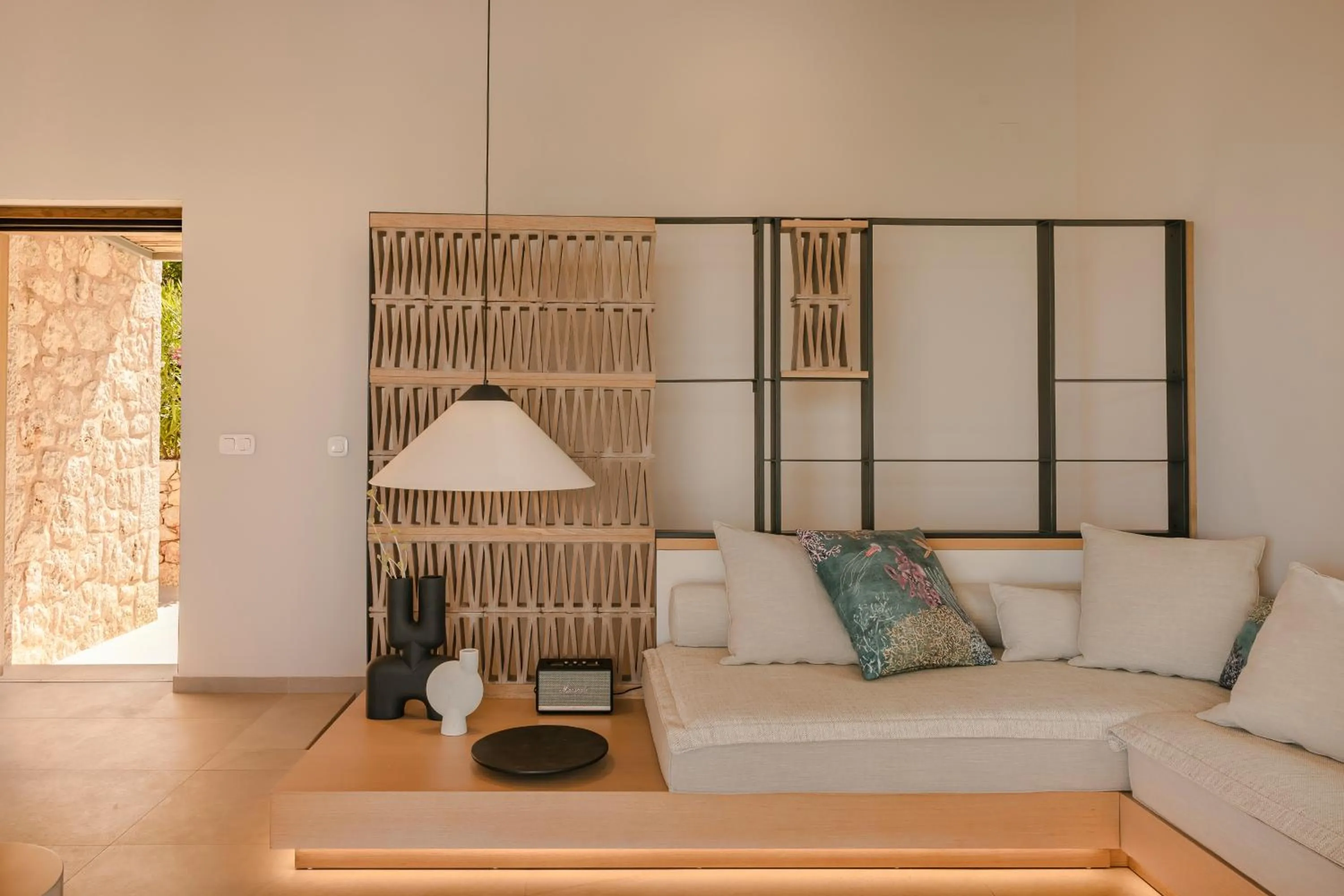 Living room in Epiphany Villas Lefkada