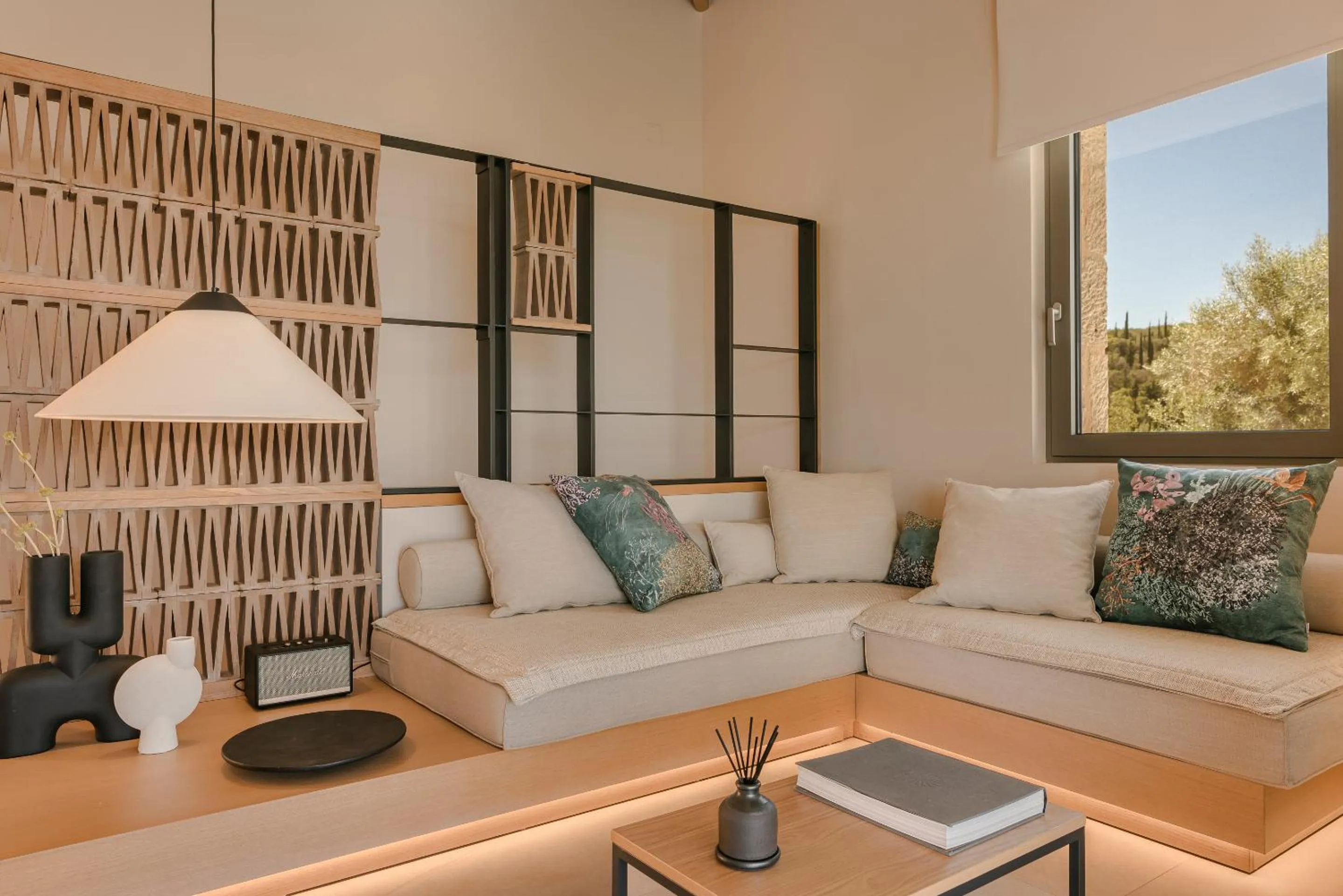 Living room in Epiphany Villas Lefkada