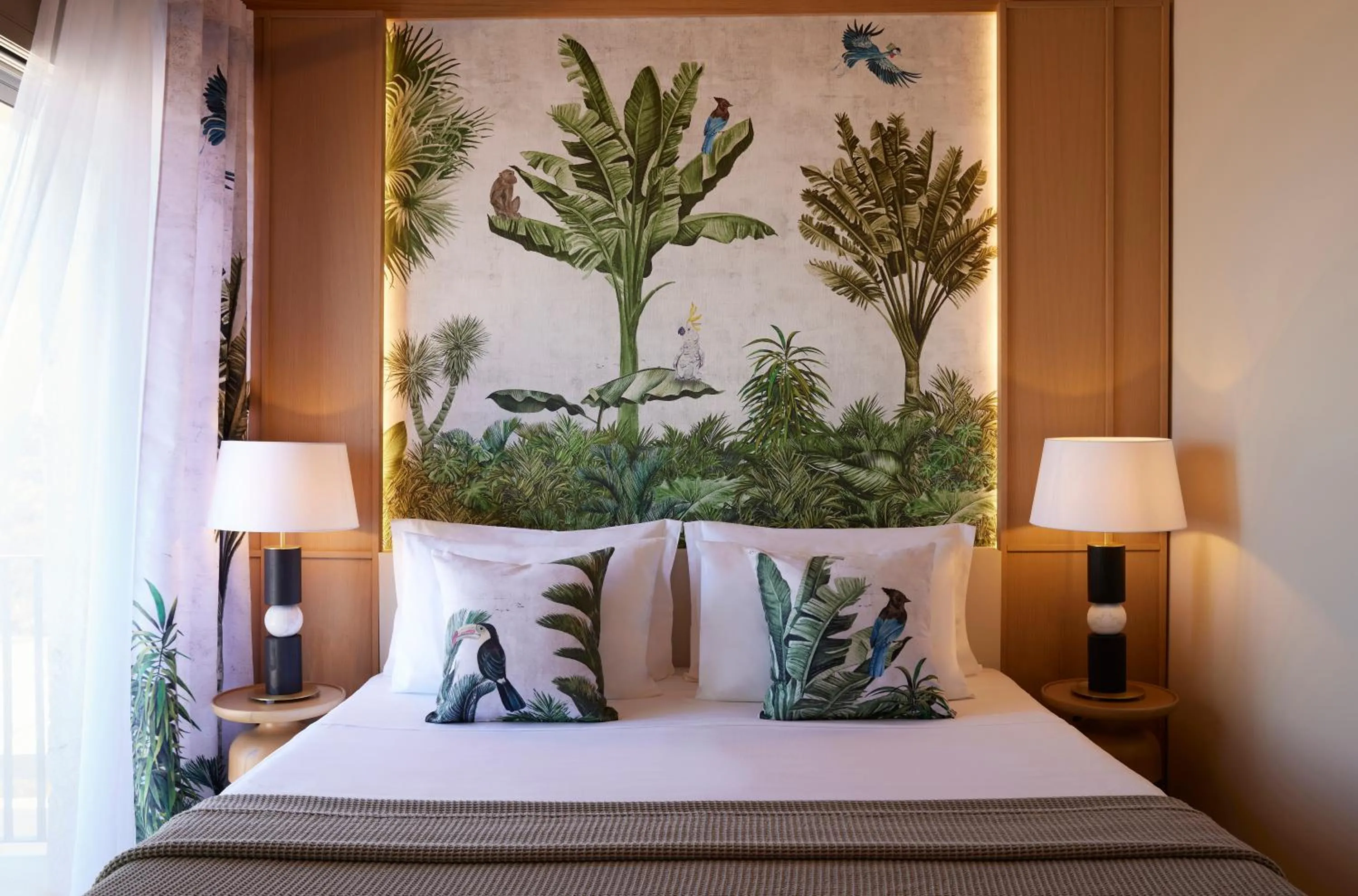 Bed in Epiphany Villas Lefkada