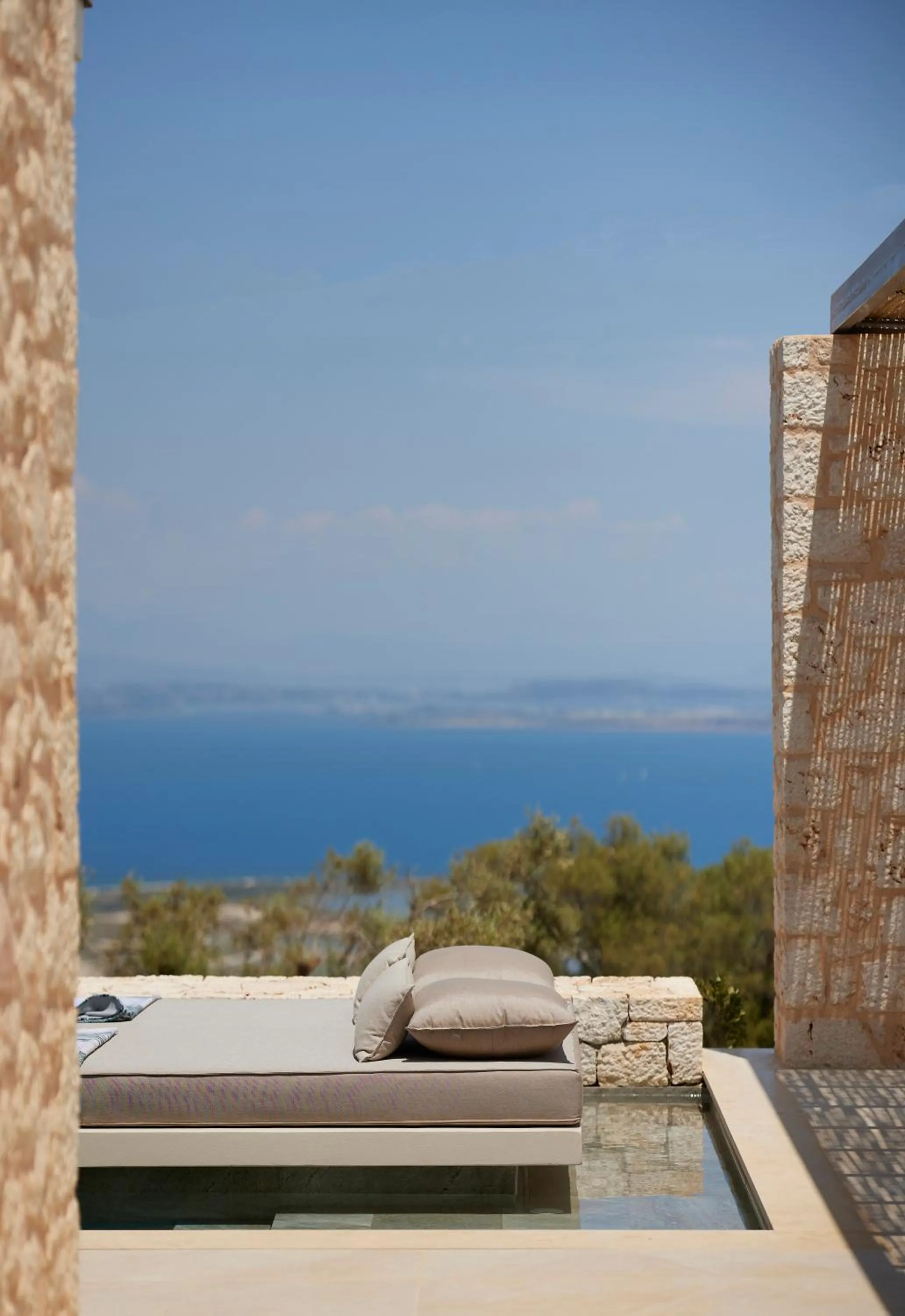 Natural landscape in Epiphany Villas Lefkada