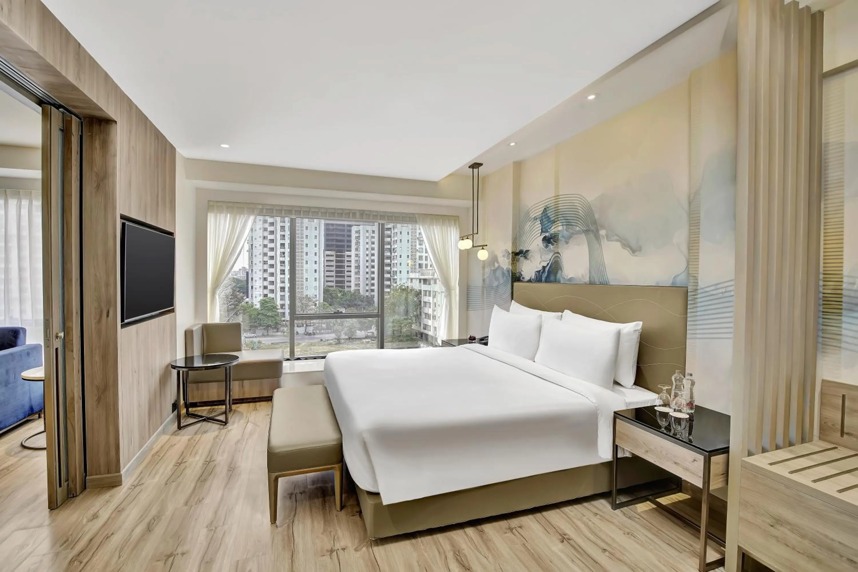 Photo of the whole room, Bed in Park Inn by Radisson Surat