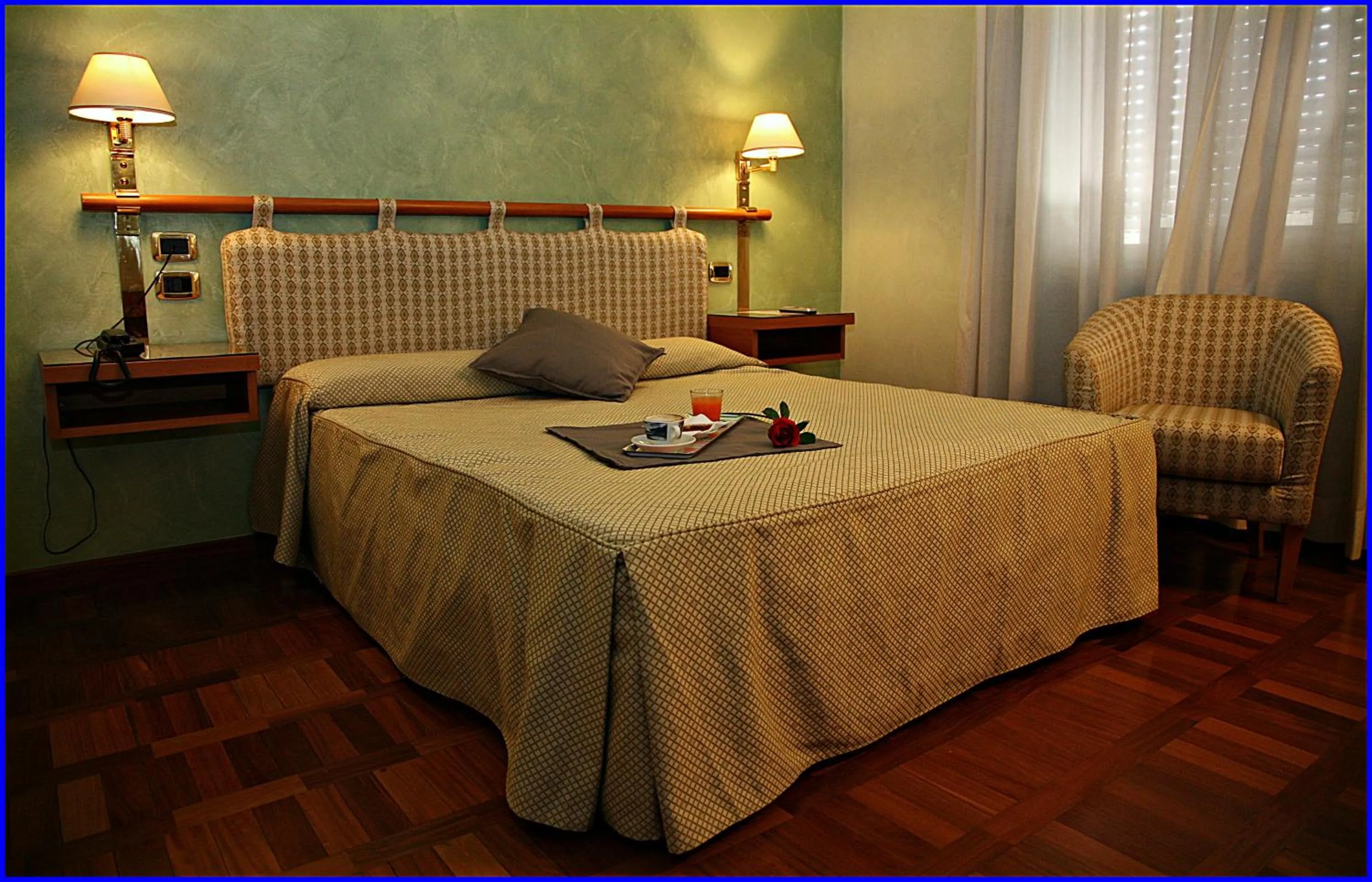 Bed in Hotel Meeting