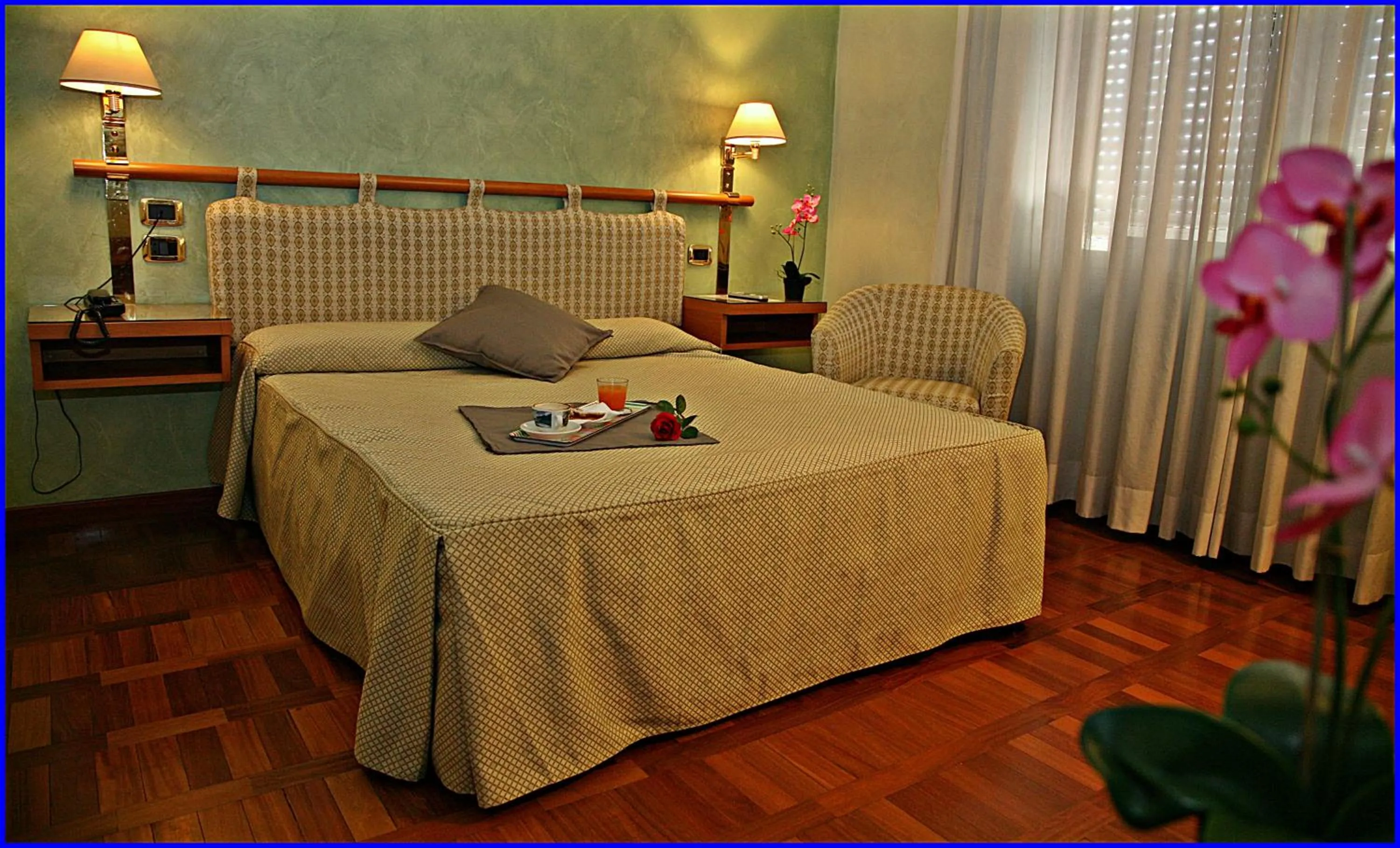 Bed in Hotel Meeting