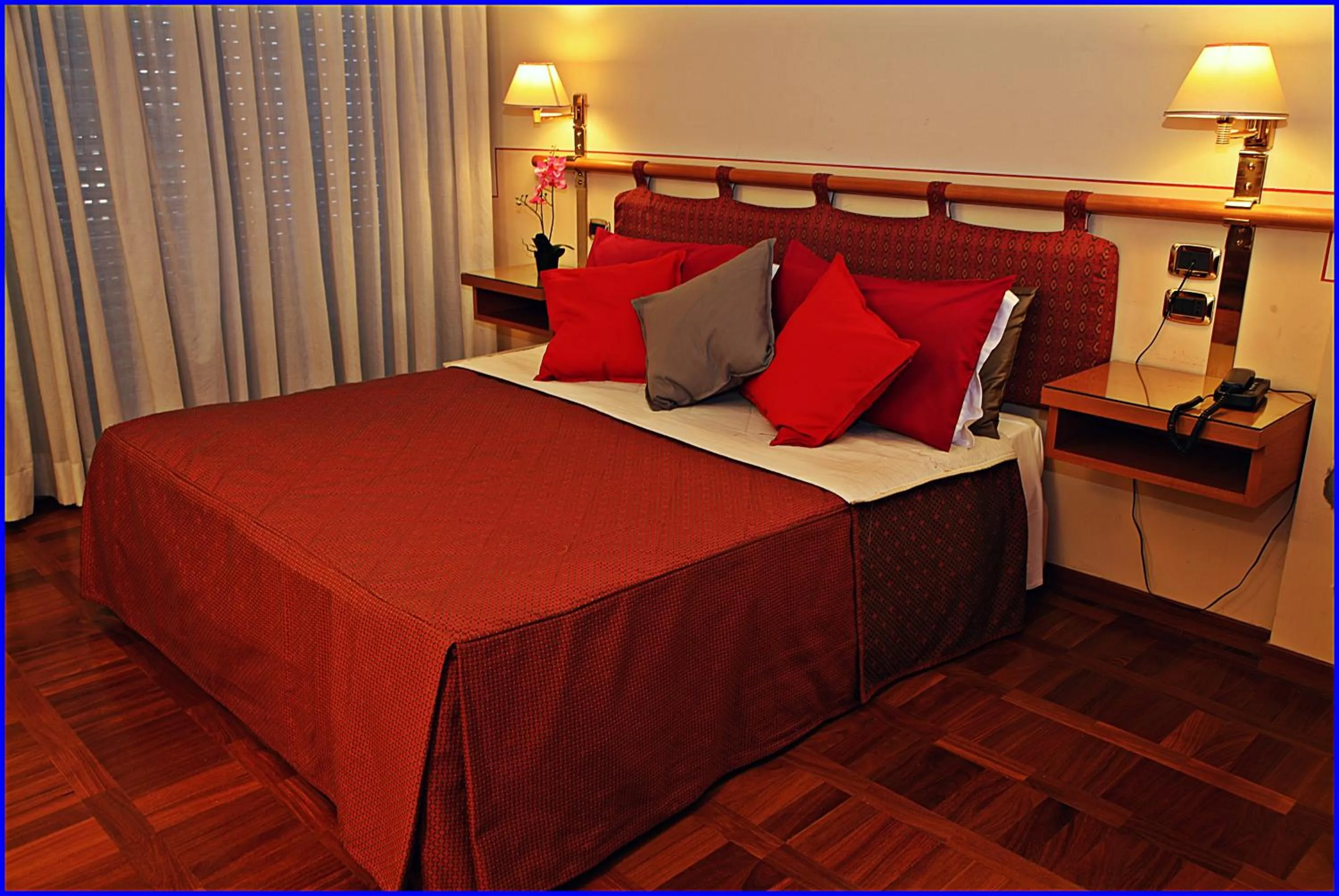 Bed in Hotel Meeting