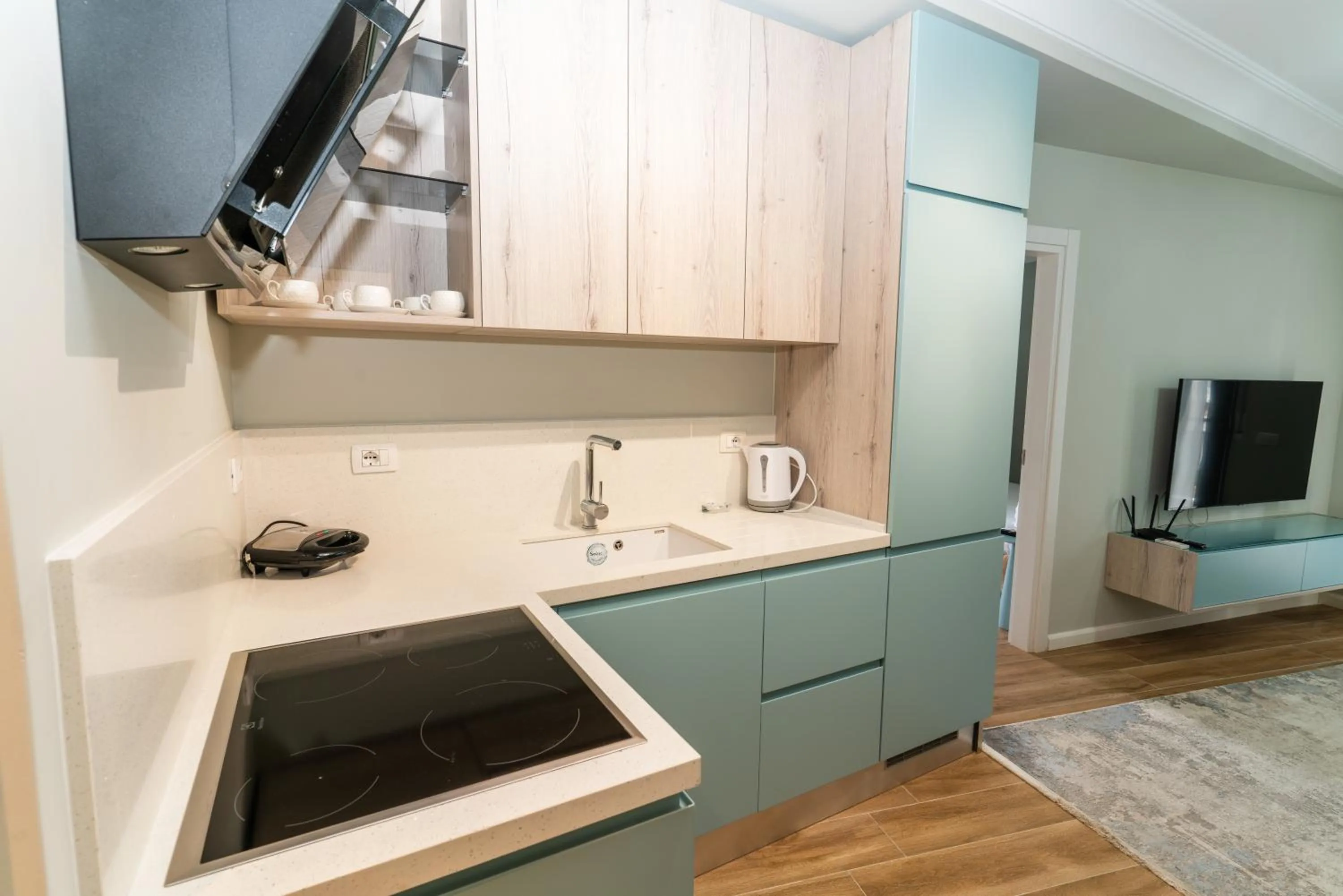 TV and multimedia in Blissful Apartments