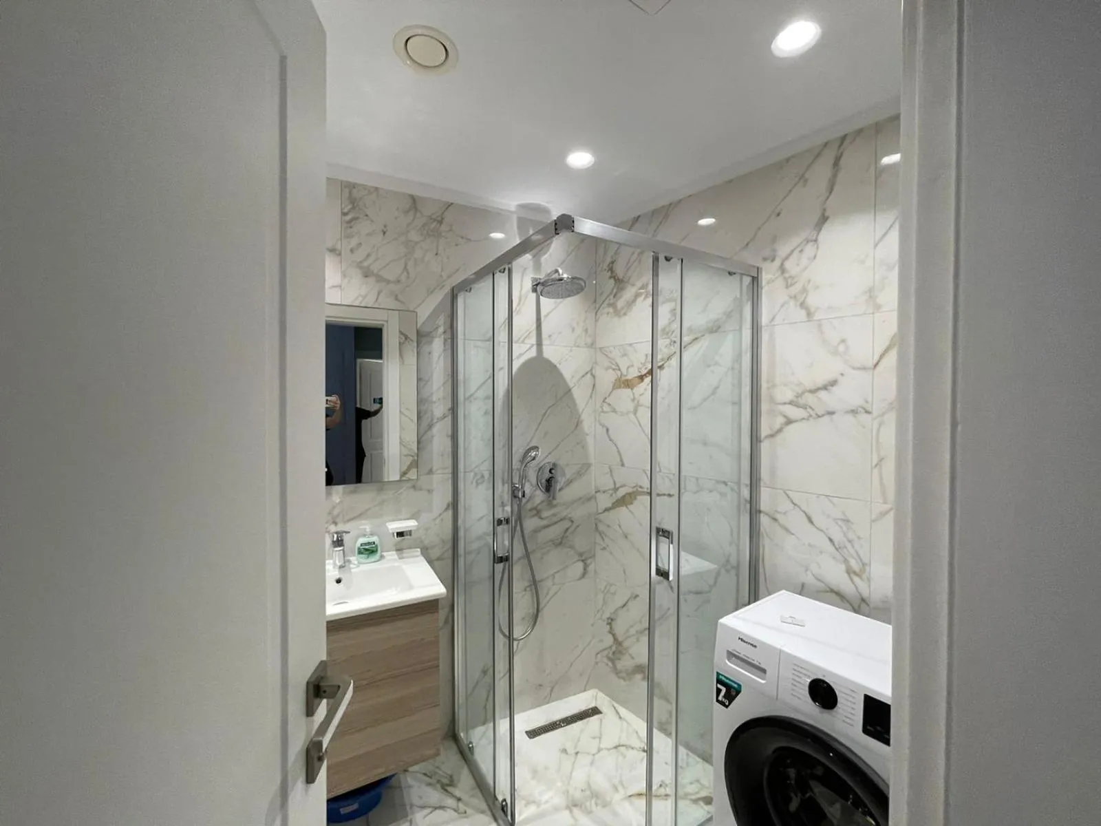 Bathroom in Blissful Apartments