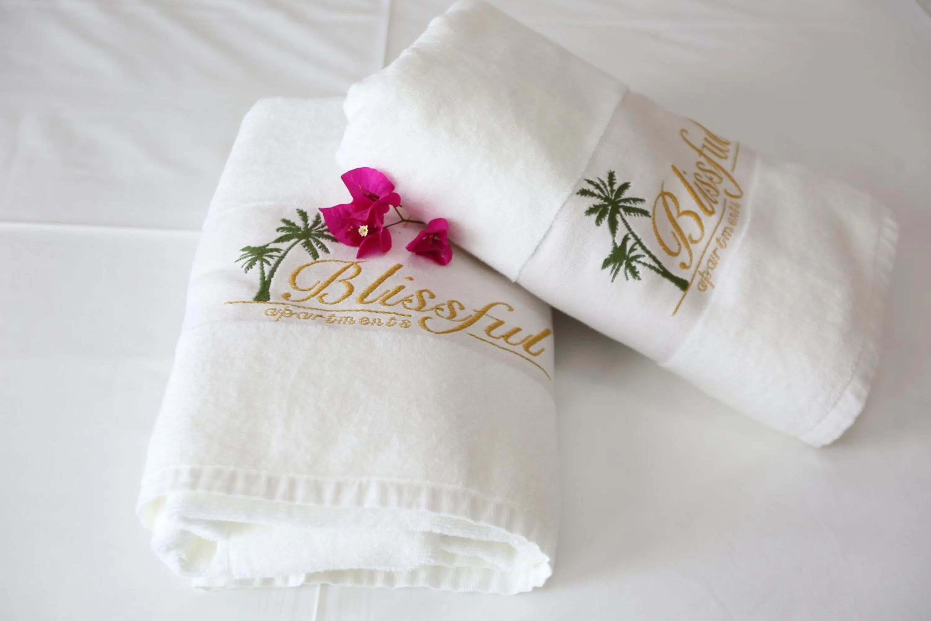 towels in Blissful Apartments