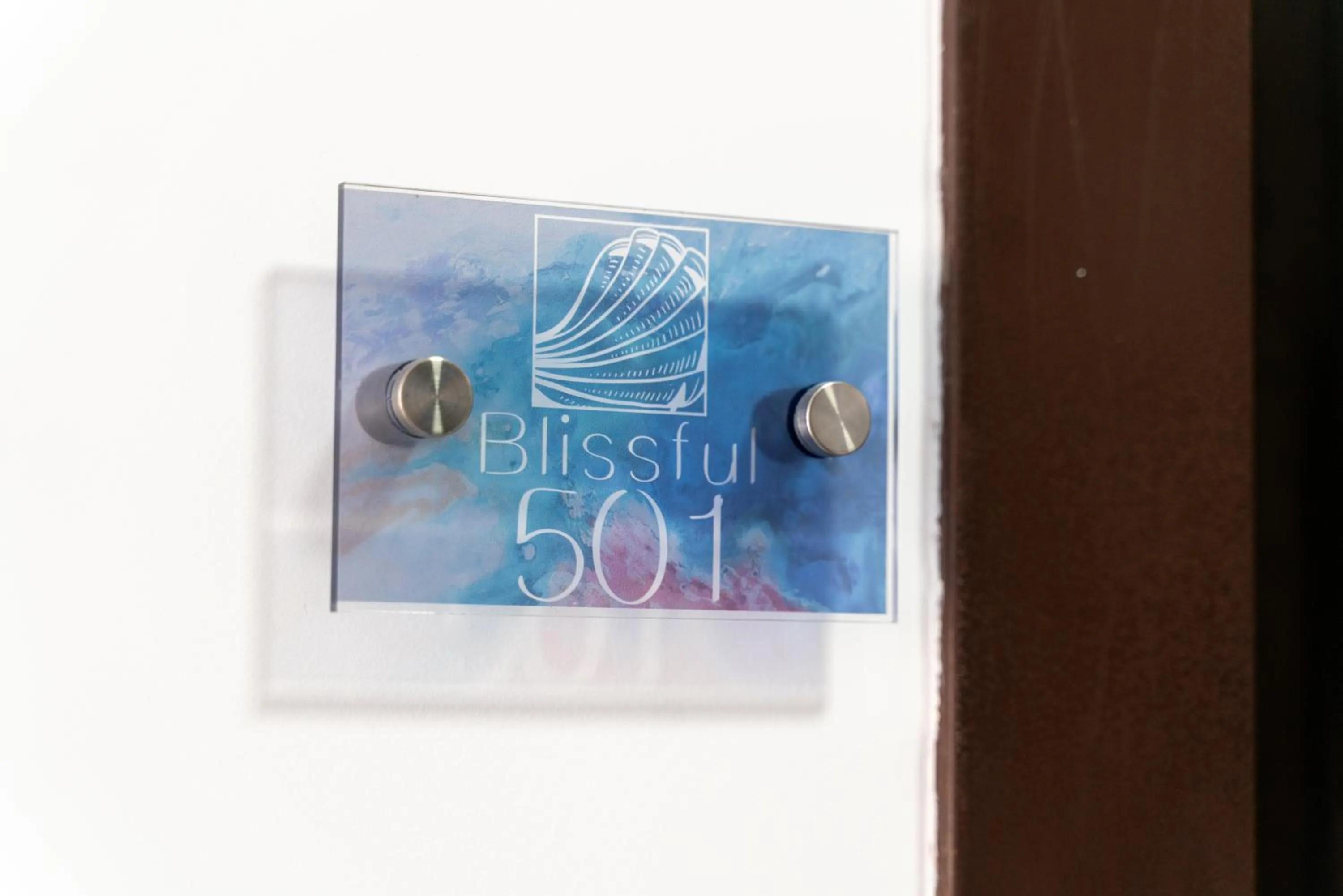 Decorative detail in Blissful Apartments