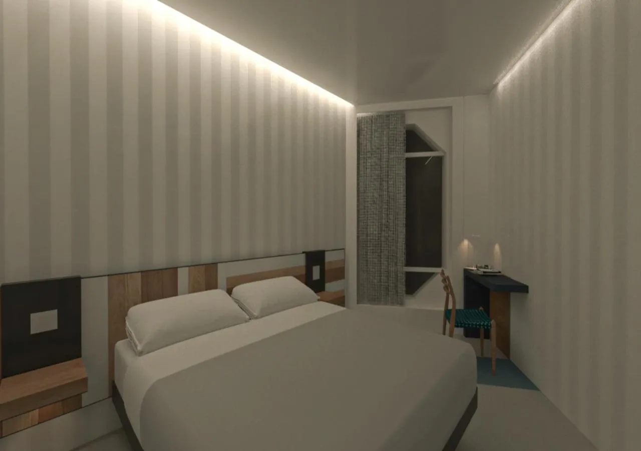 Bed in So' Lifestyle Hotel Sorrento