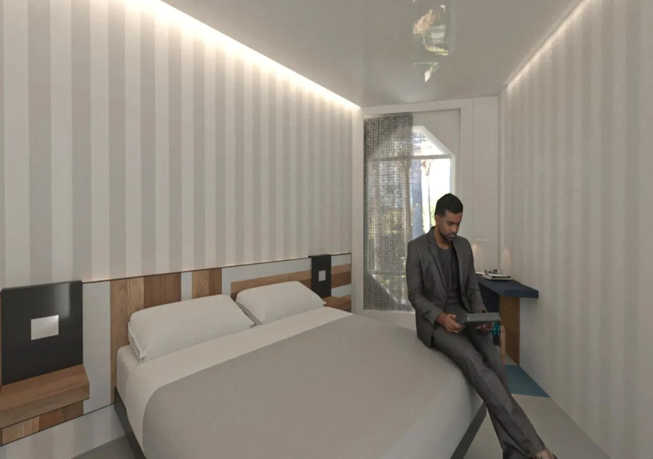 Bed in So' Lifestyle Hotel Sorrento