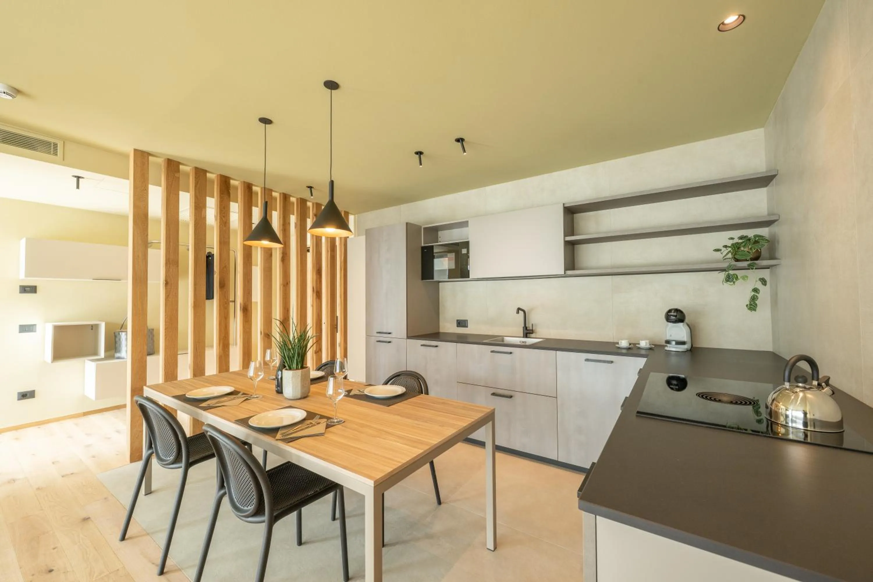 kitchen in Etra Suites & Apartments