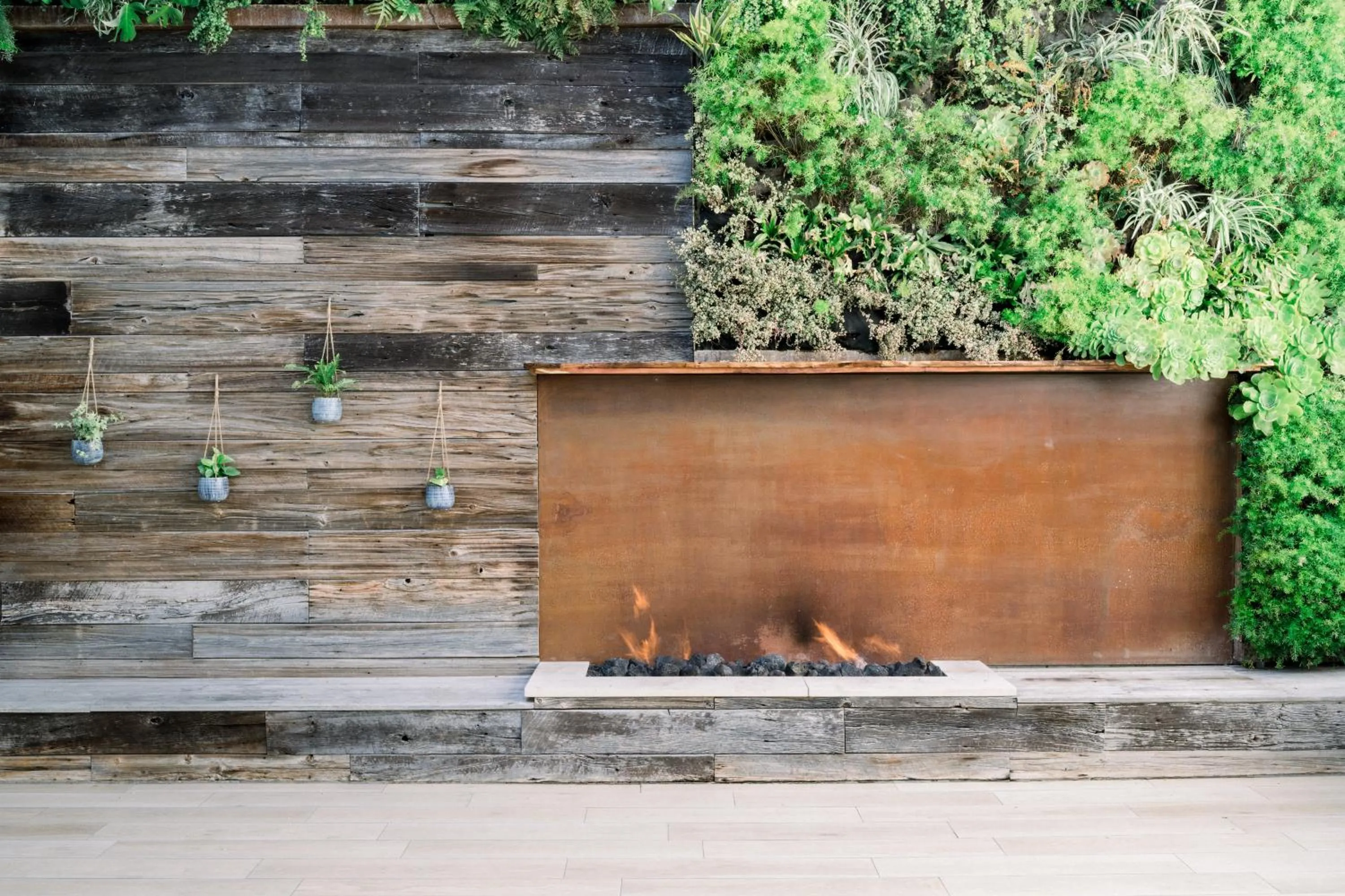 Inner courtyard view in SCP Seven4One Hotel