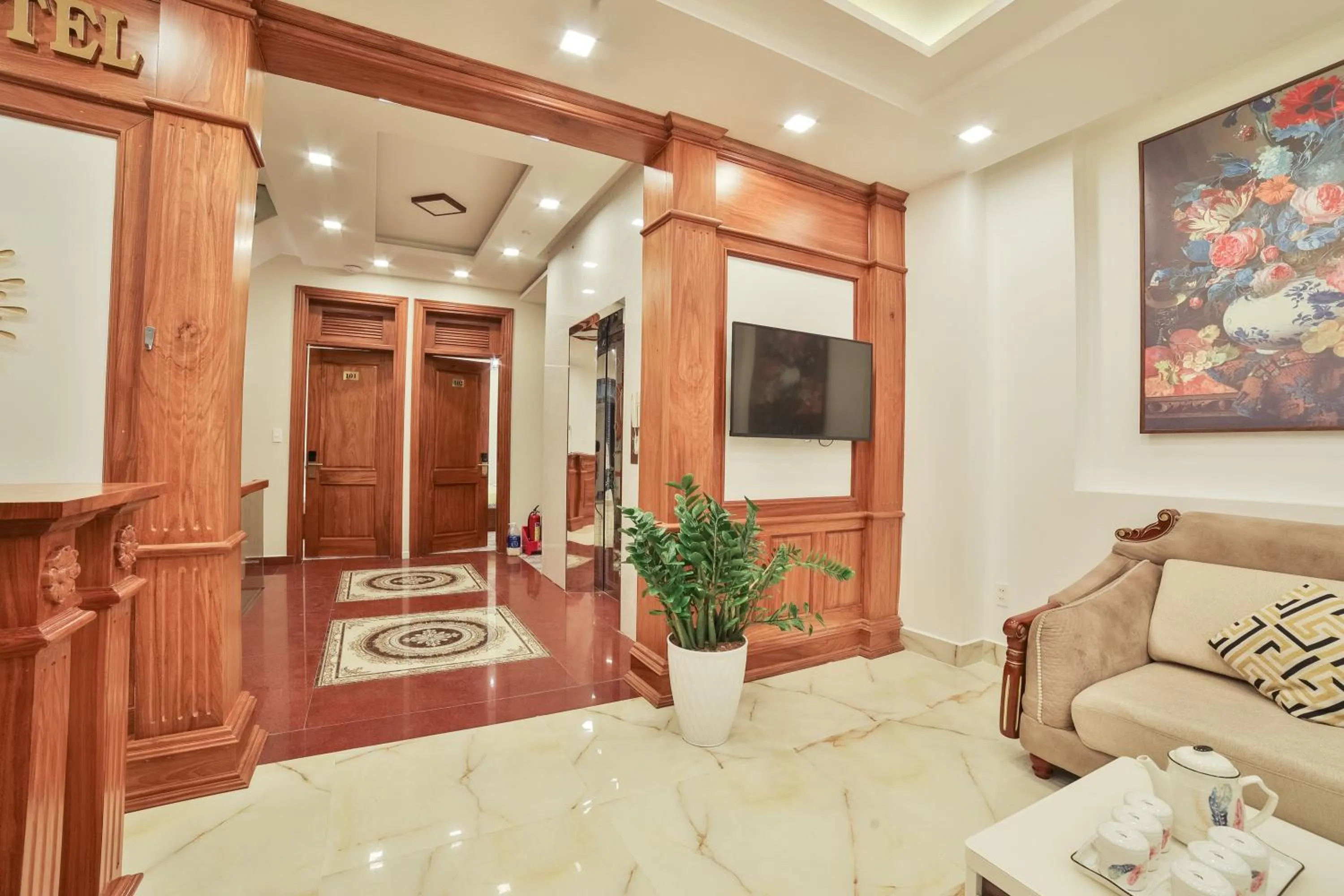 Seating area in Hạ Na Hotel Đà Lạt