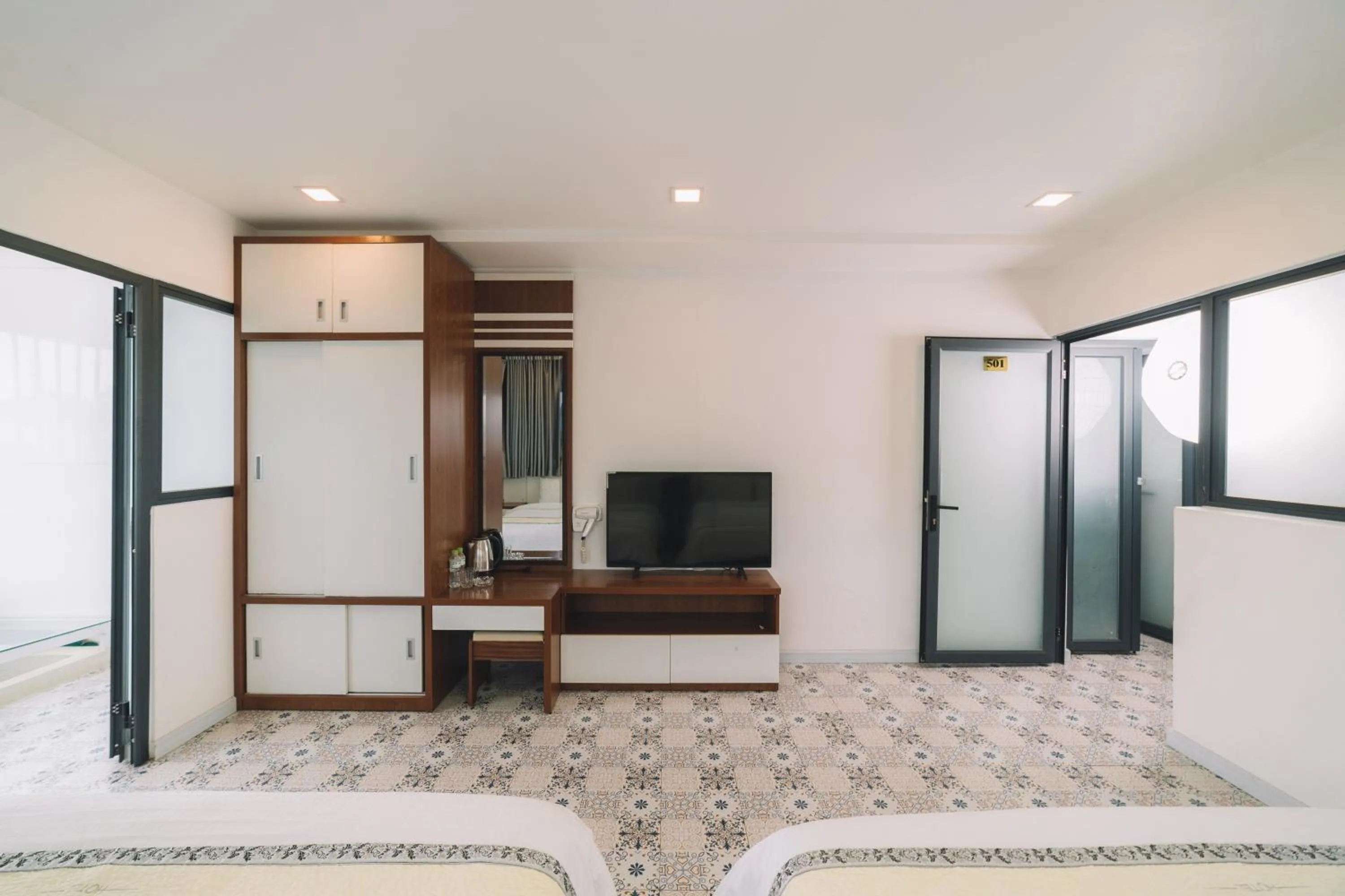 Bed in Hạ Na Hotel Đà Lạt