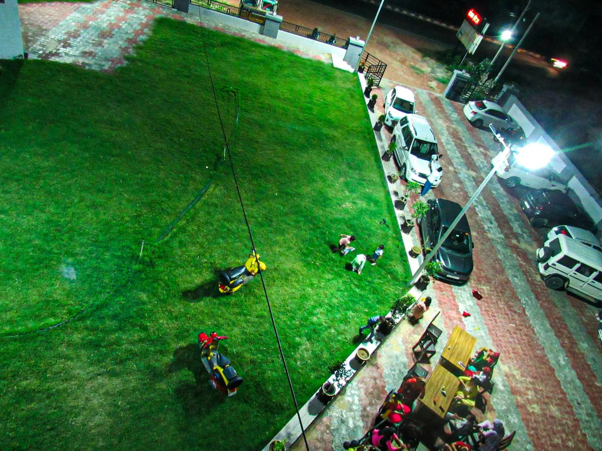 Children play ground in Sangam Hotel
