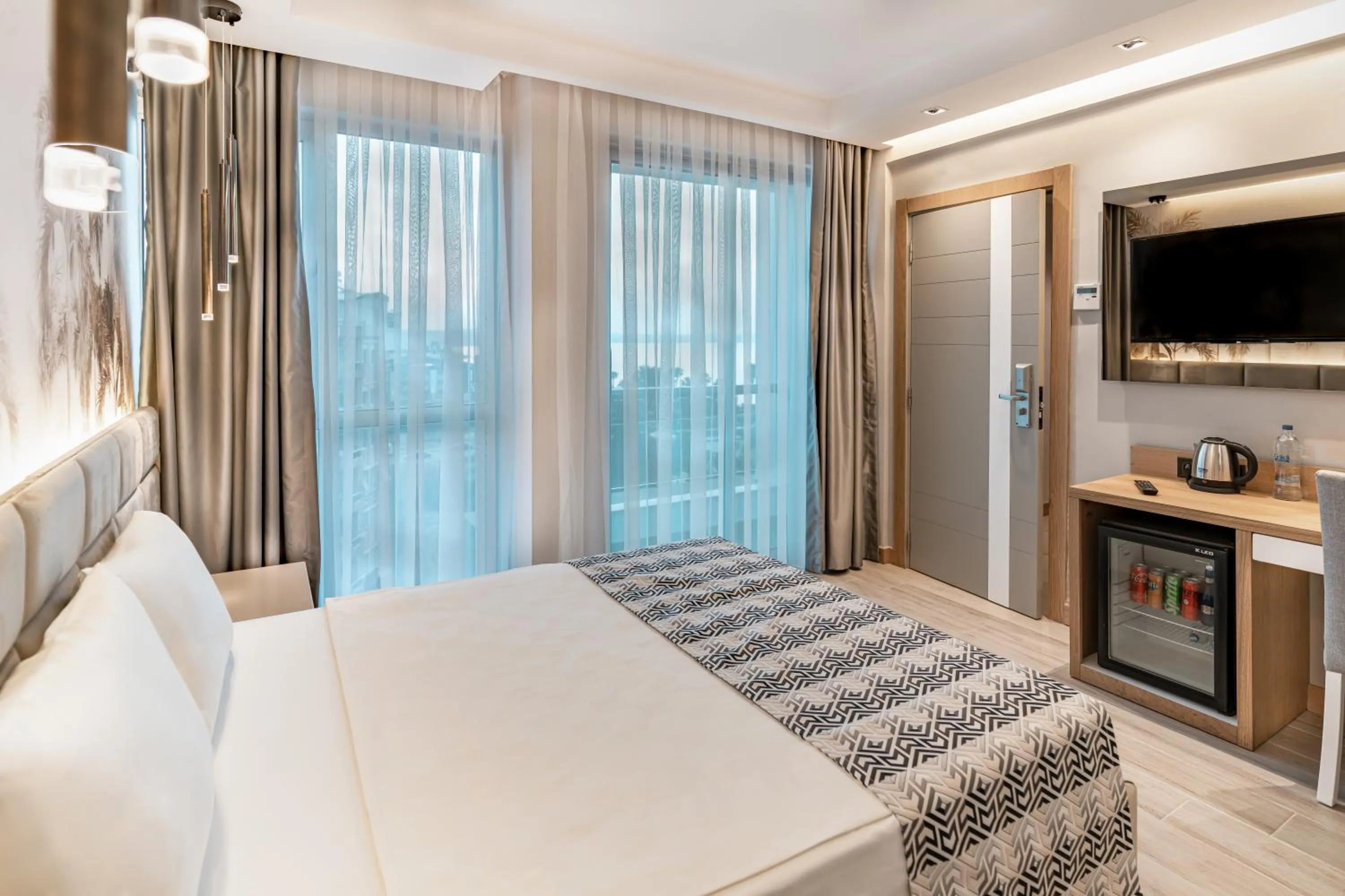 Photo of the whole room, Bed in PEARLY HOTEL