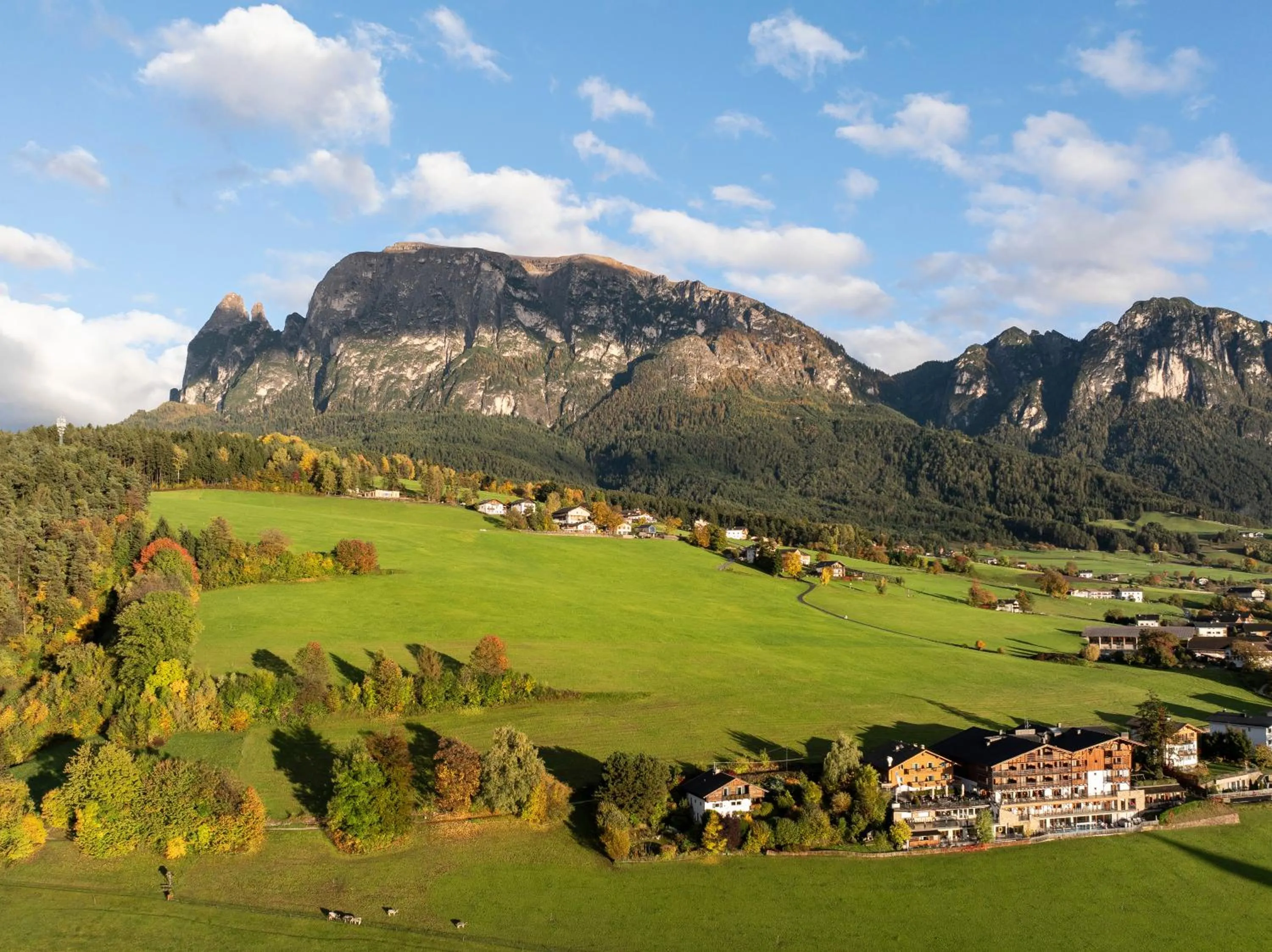 Property building in Hotel Emmy - five elements