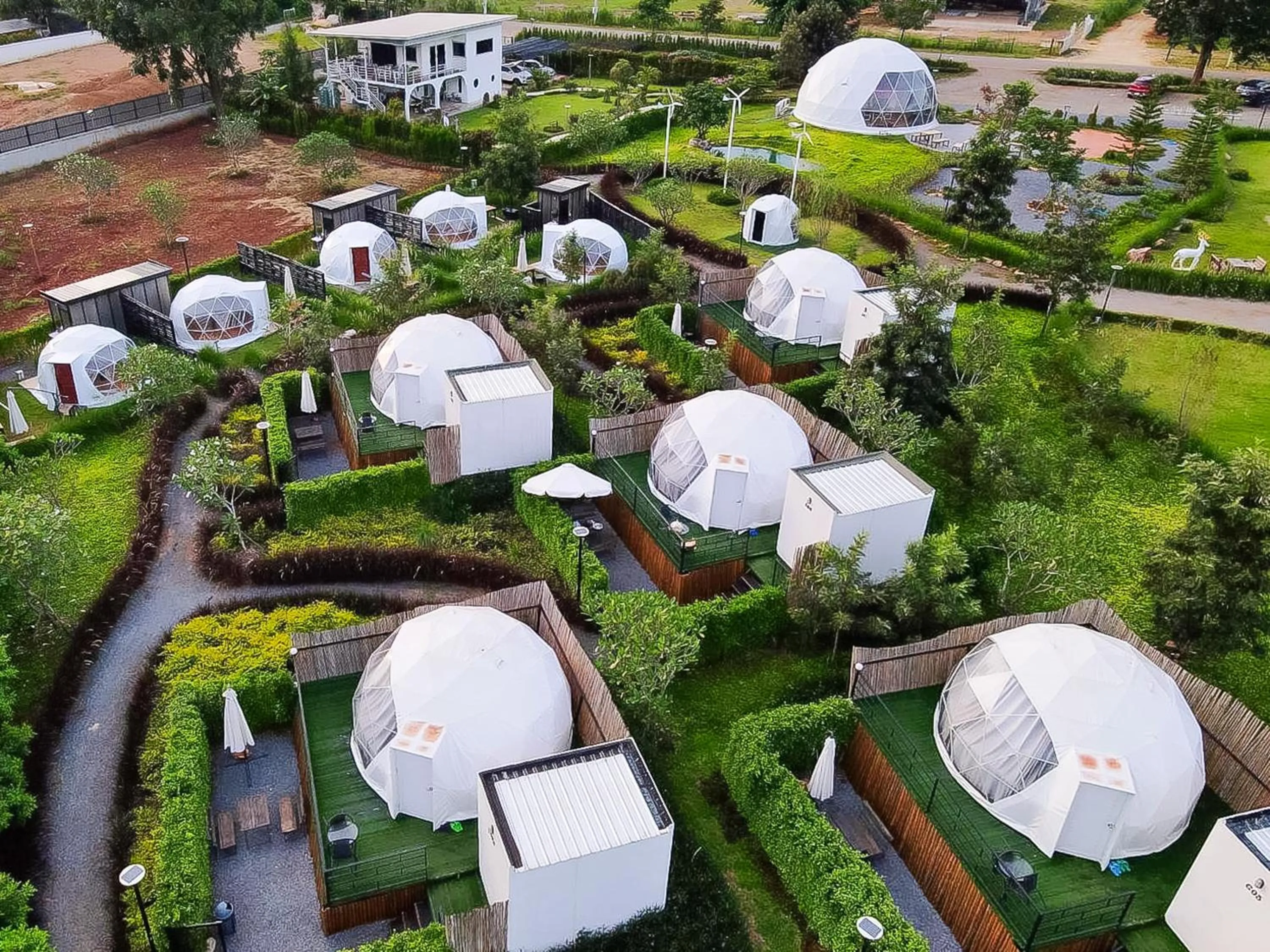 Garden view in Glamping hill khaoyai