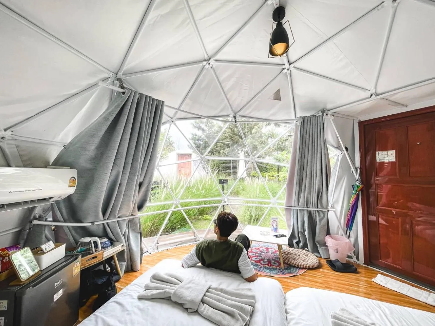 Bedroom, Bed in Glamping hill khaoyai