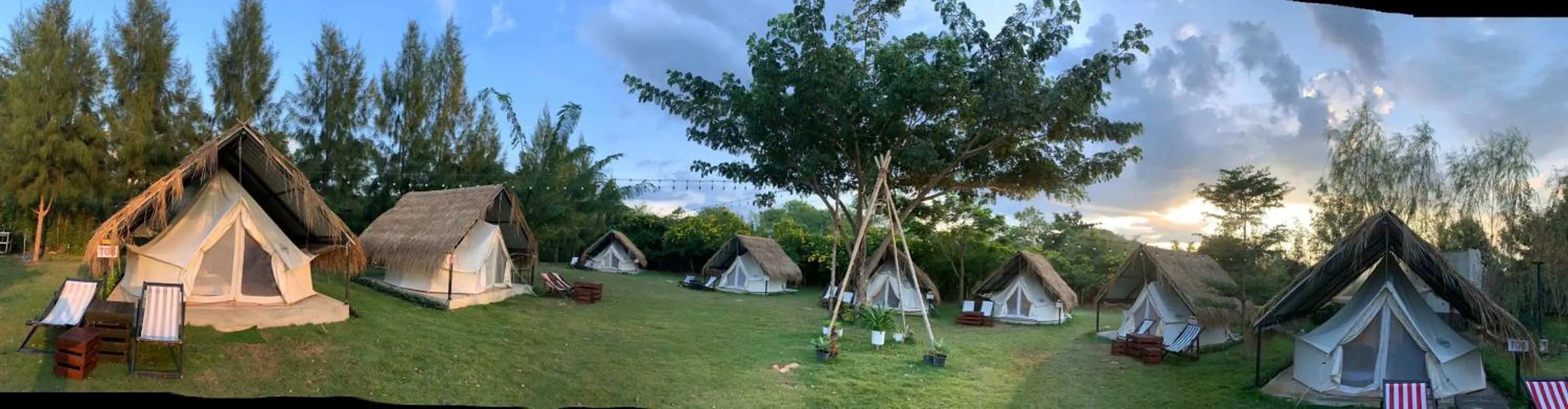 Natural landscape in Glamping hill khaoyai
