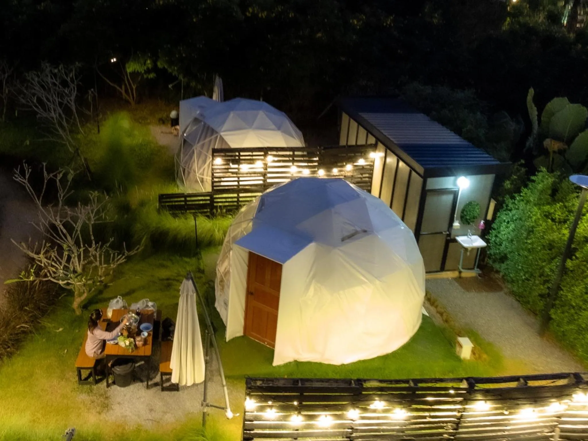 Night in Glamping hill khaoyai
