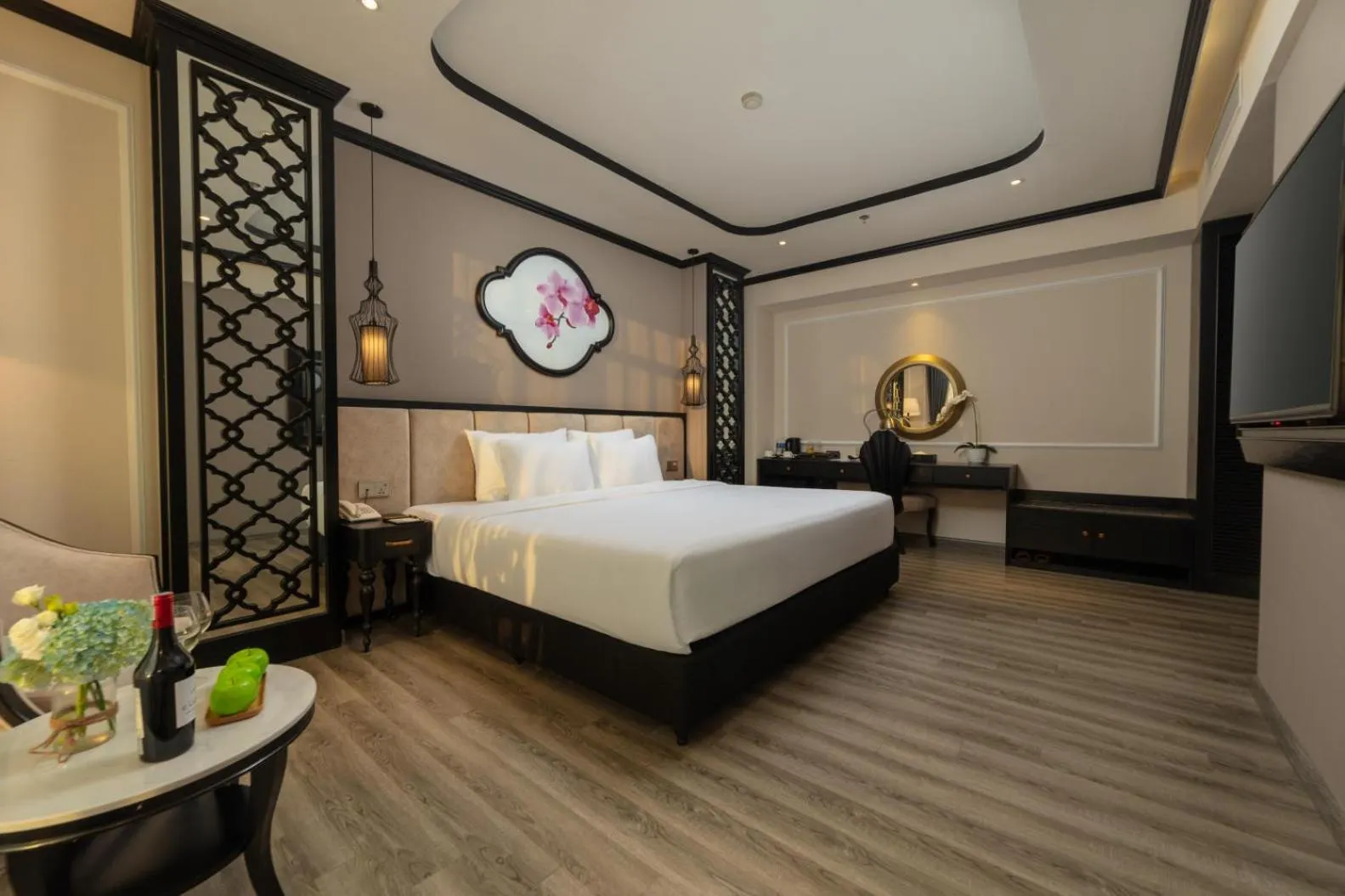 Bedroom, Bed in FTE Ba Dinh Hotel