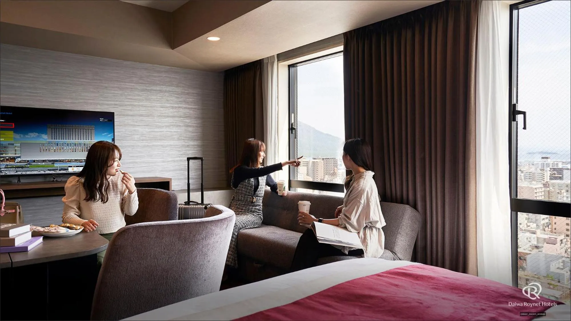 Photo of the whole room in Daiwa Roynet Hotel Kagoshima Tenmonkan PREMIER - former Daiwa Roynet Hotel Kagoshima Tenmonkan