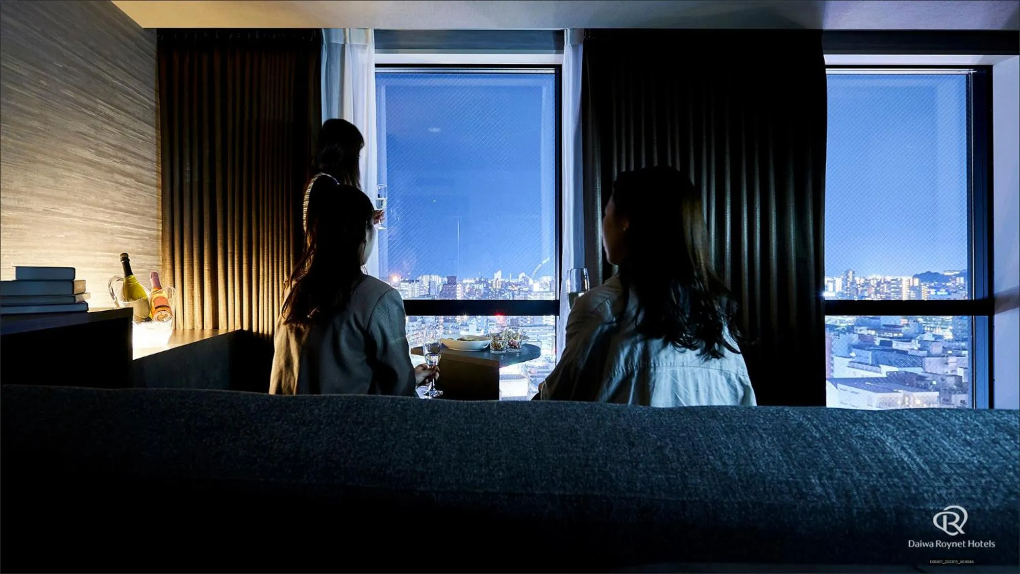 Photo of the whole room, Bed in Daiwa Roynet Hotel Kagoshima Tenmonkan PREMIER - former Daiwa Roynet Hotel Kagoshima Tenmonkan