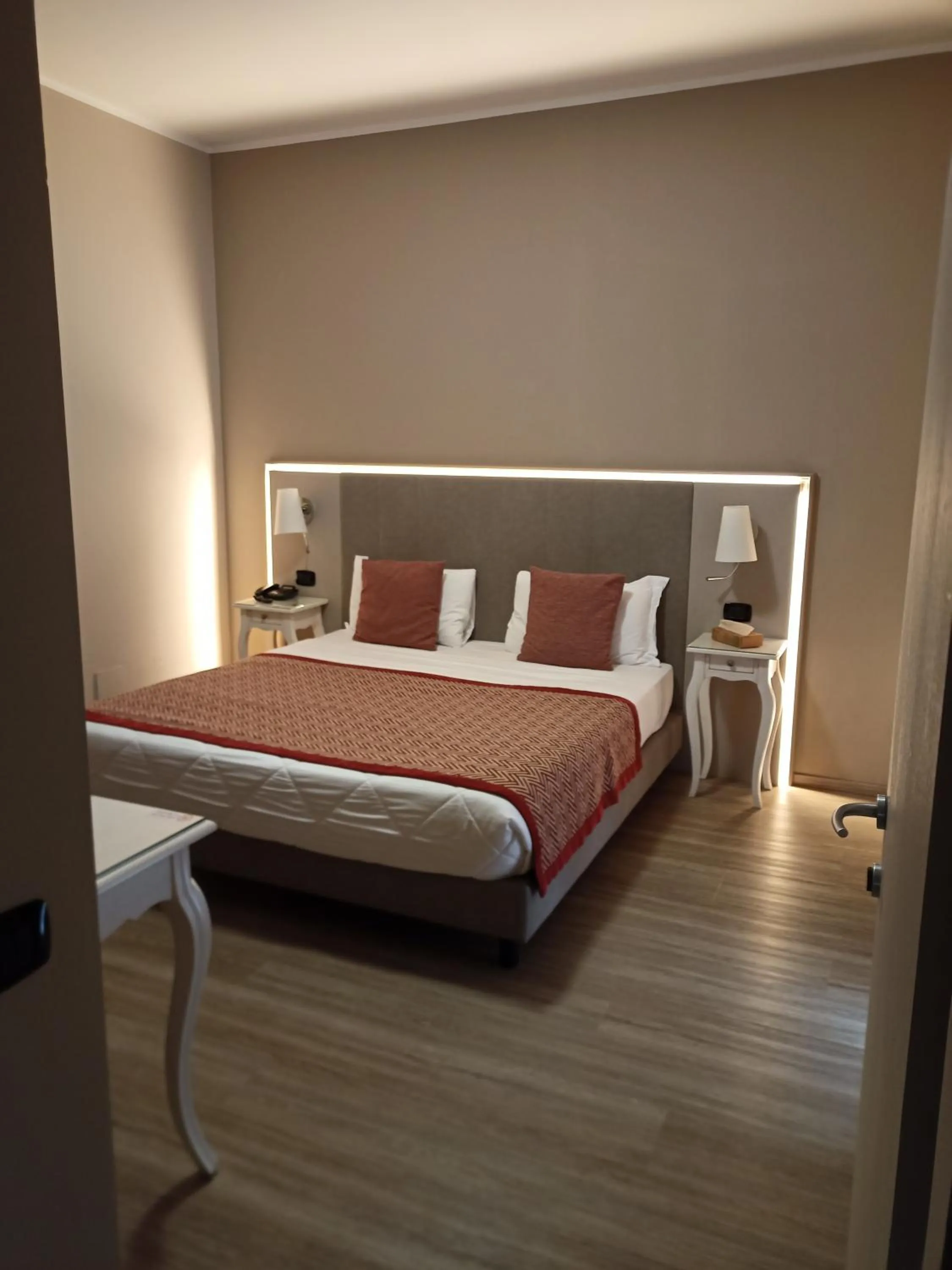 Bed in Hotel Villa Malpensa