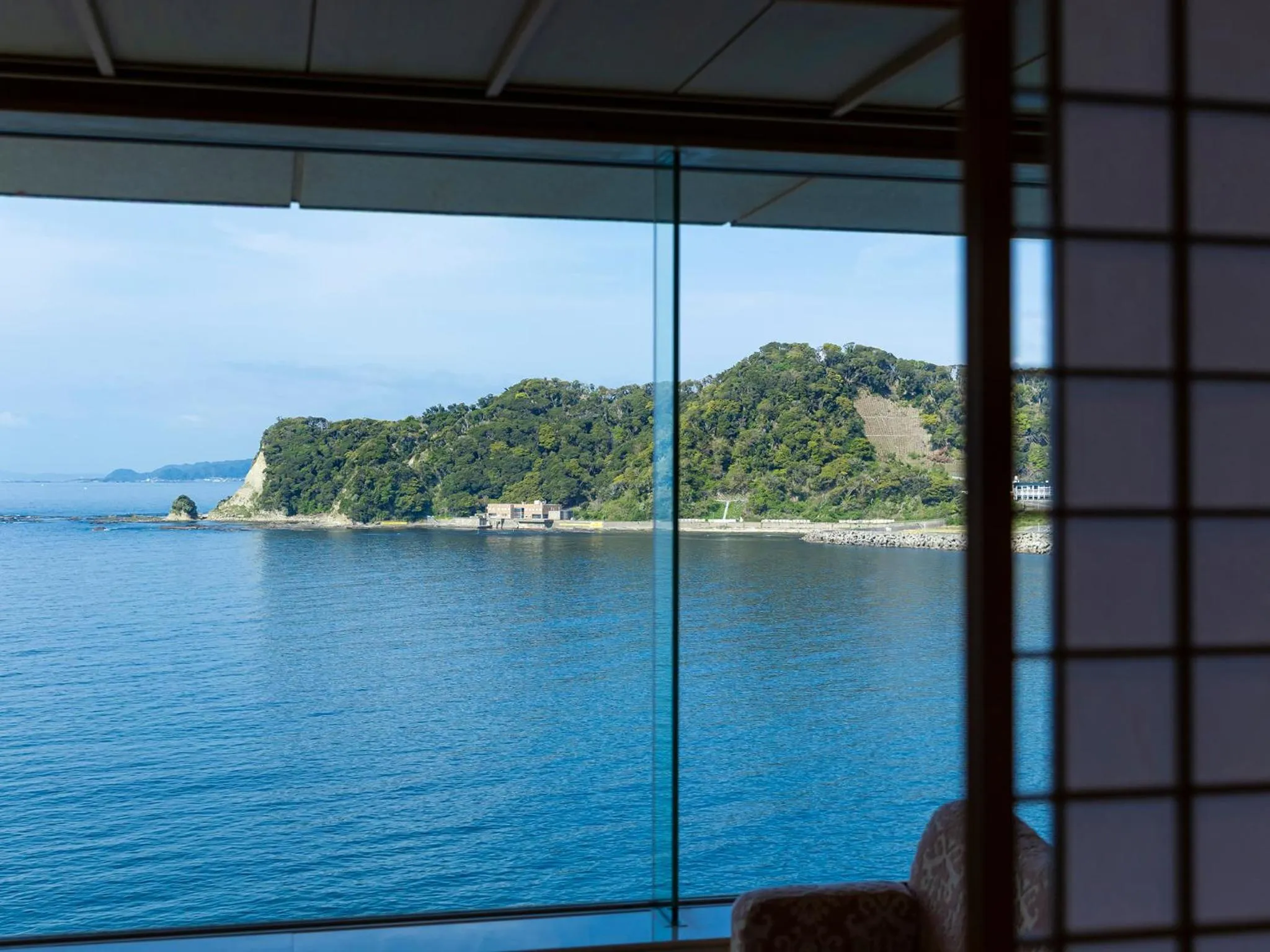 Sea view in Mikazuki Sea-Park Hotel Awa Kamogawa