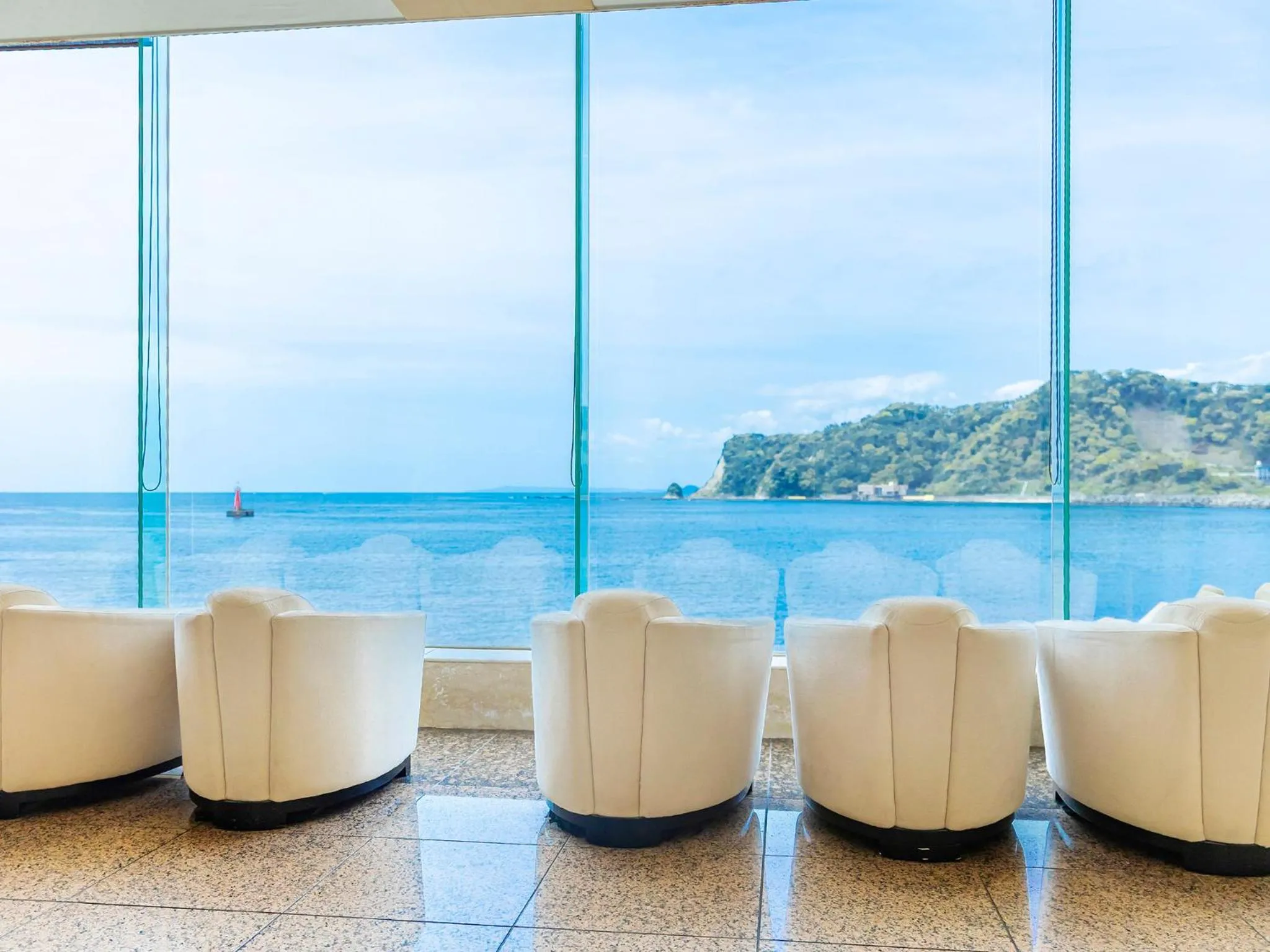 Sea view in Mikazuki Sea-Park Hotel Awa Kamogawa