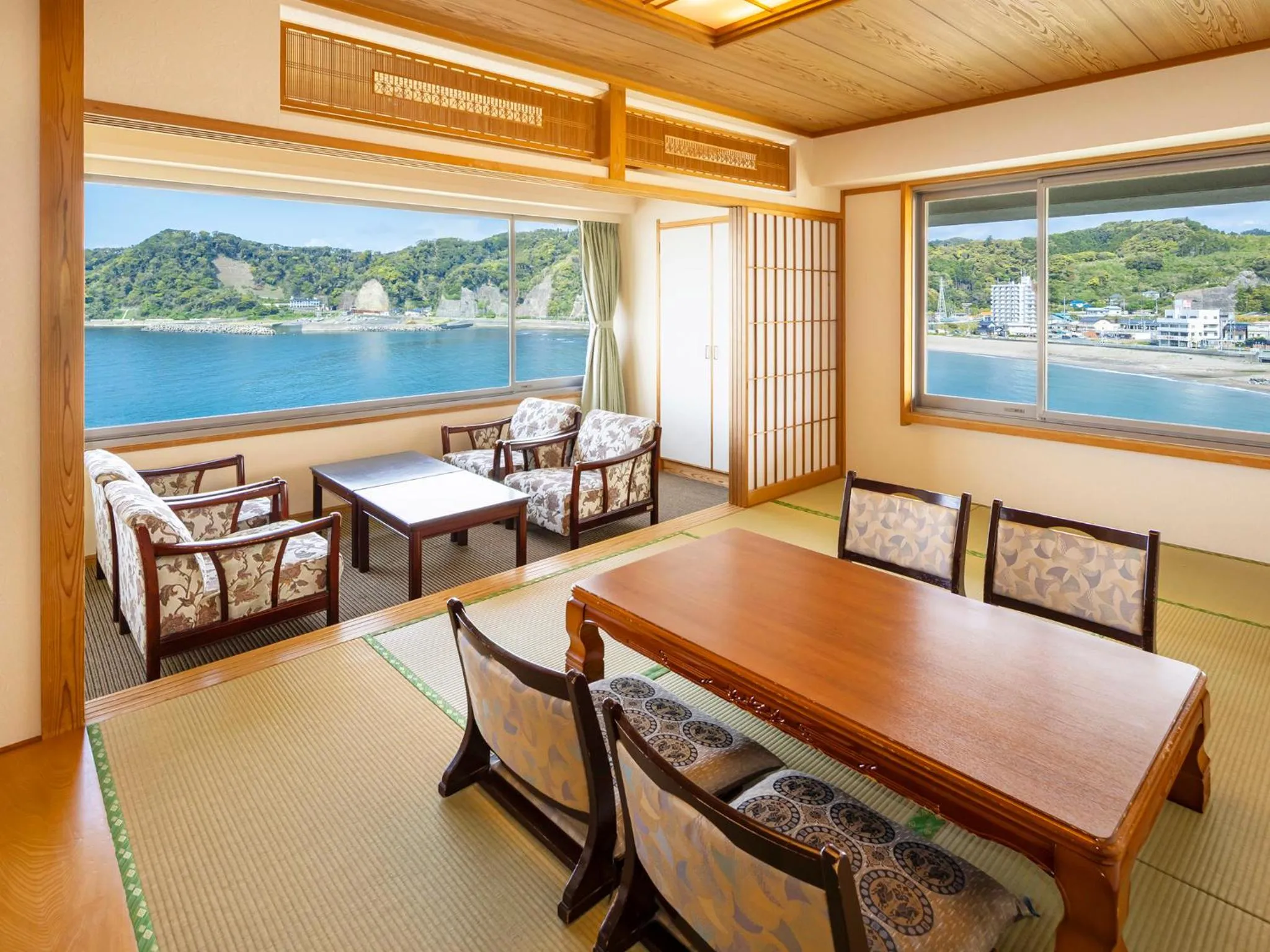 Sea view in Mikazuki Sea-Park Hotel Awa Kamogawa