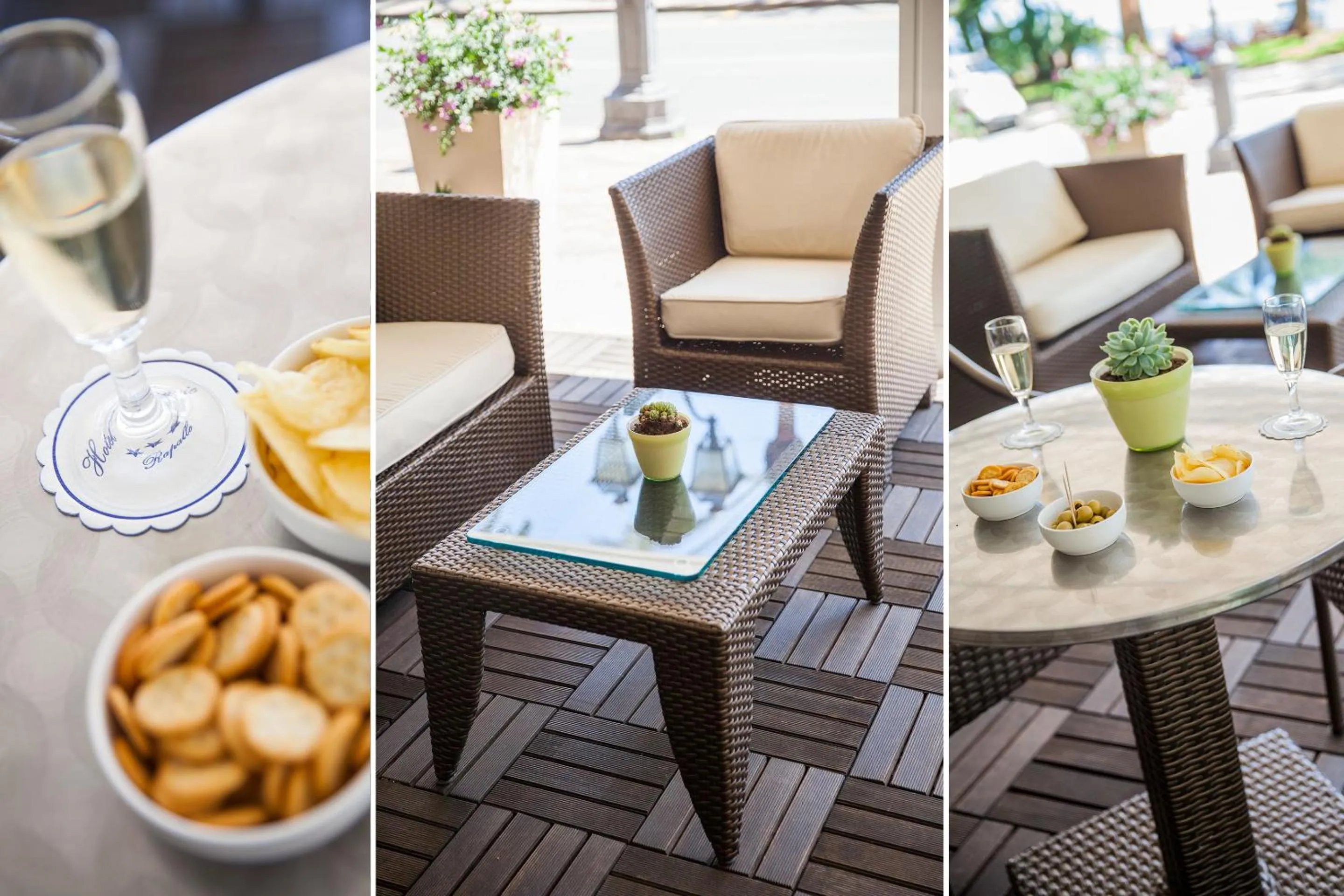 Decorative detail in Hotel Vesuvio