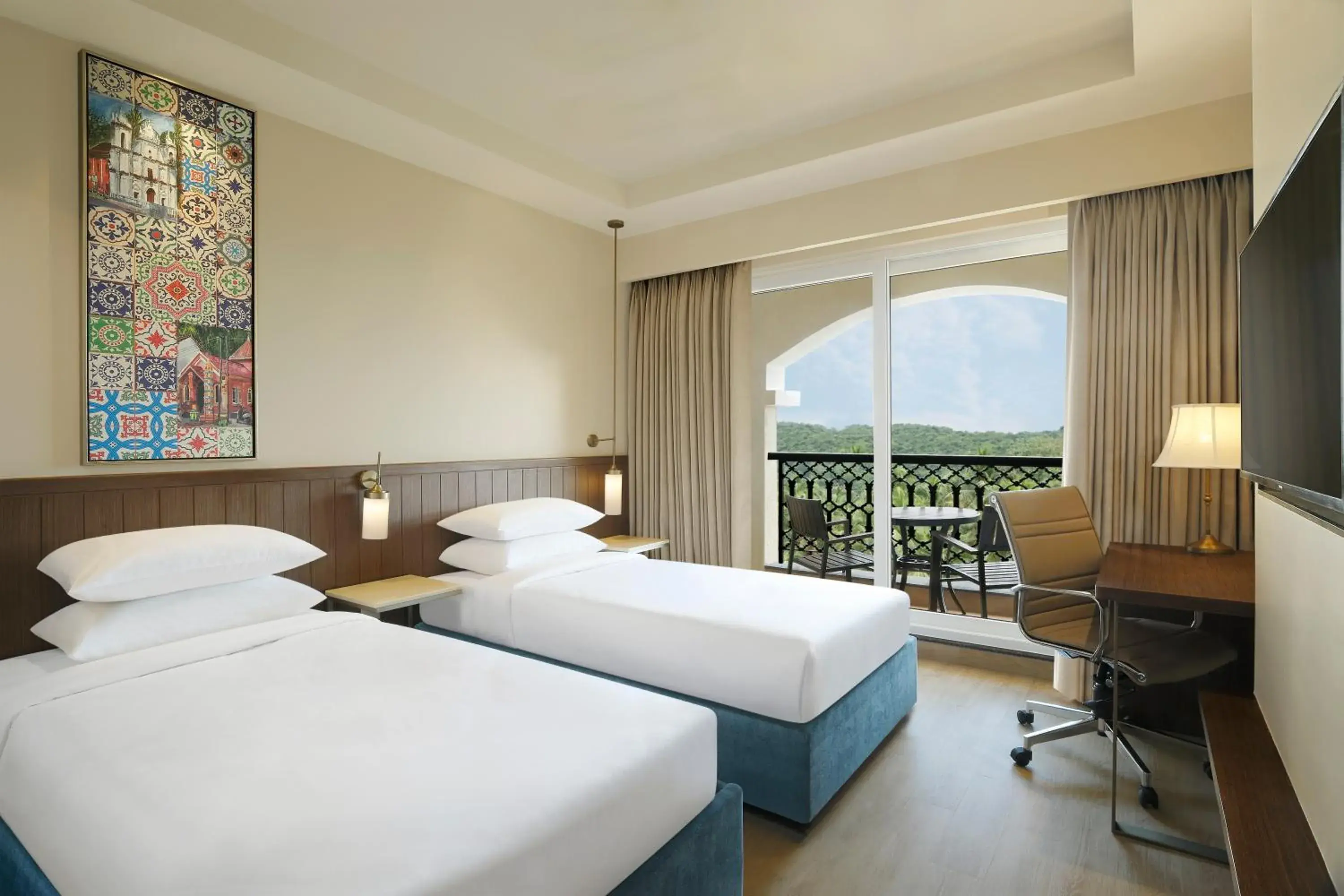 Deluxe Twin with Balcony - 1+1 Happy Hours on Select Drinks | 11 AM–7 PM in Fairfield by Marriott Goa Calangute Deluxe Twin with Balcony - 1+1 Happy Hours on Select Drinks | 11 AM–7 PM in Fairfield by Marriott Goa Calangute