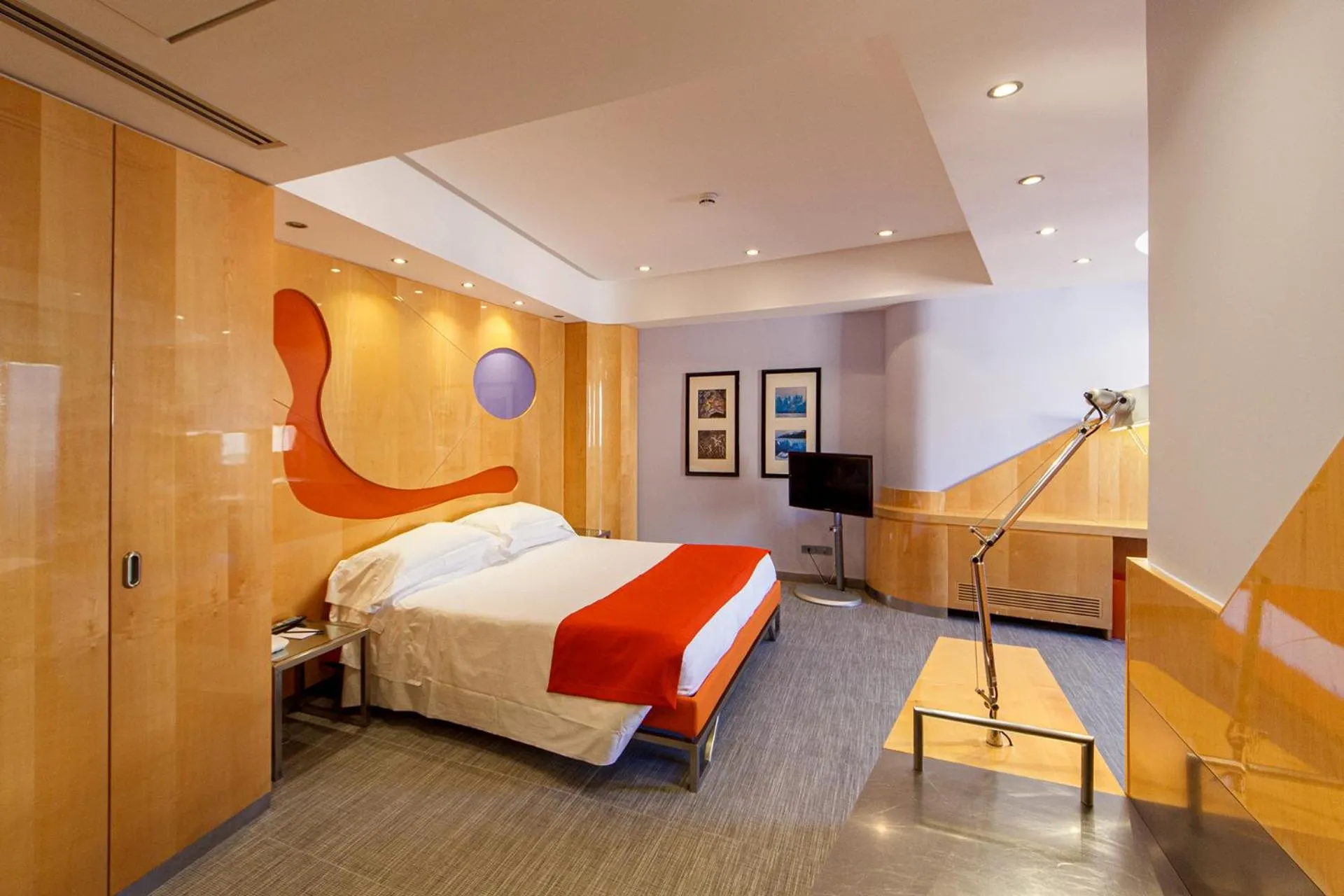 Bed in Albani Hotel Roma