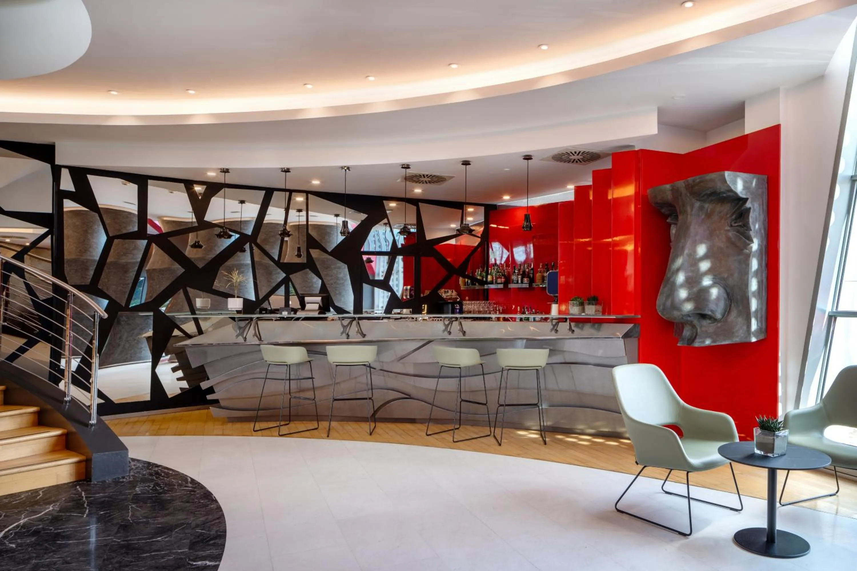 Lounge or bar in UNA Hotels Malpensa