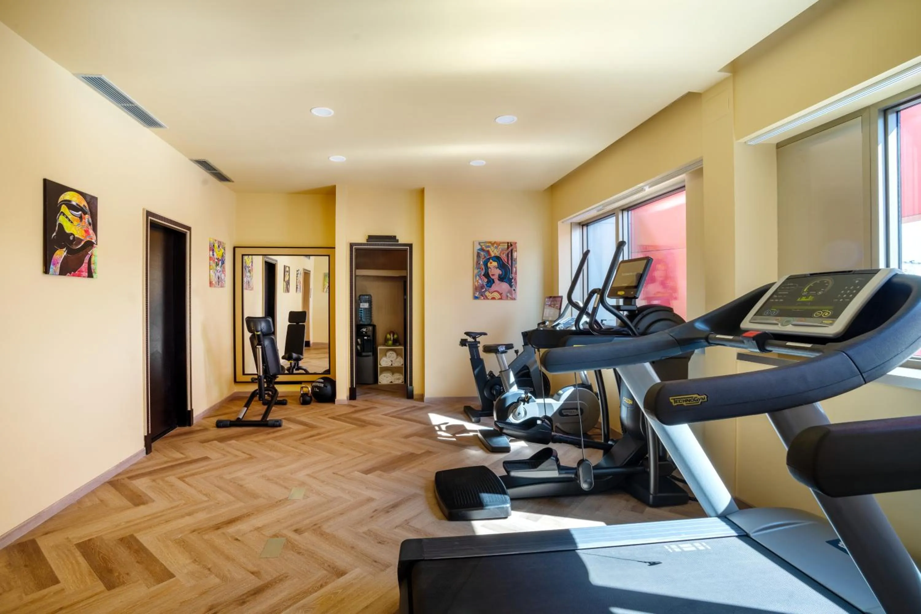 Fitness centre/facilities in UNA Hotels Malpensa