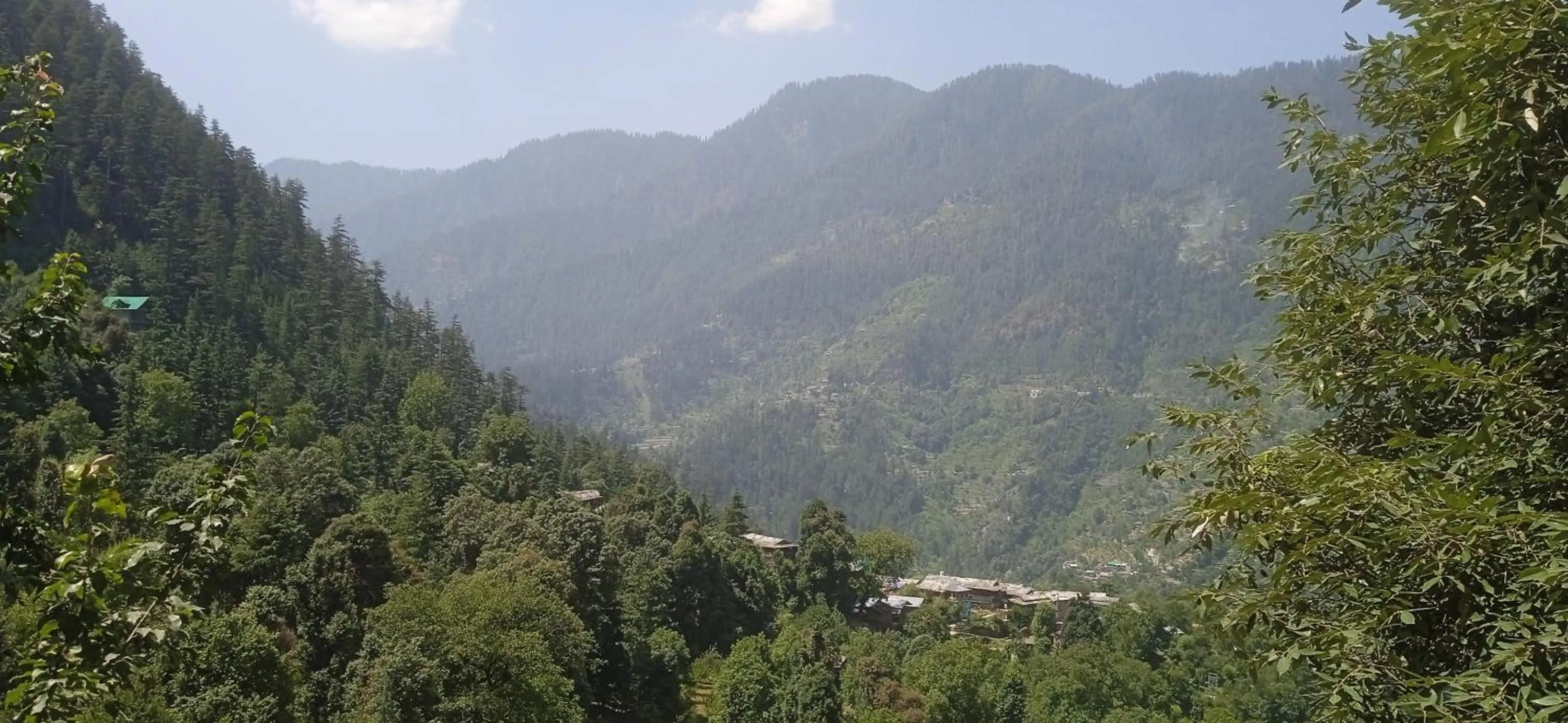 Mountain view in MOZO Inn&Cafe Jibhi