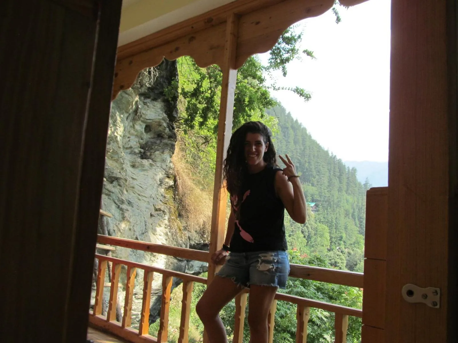 Balcony/Terrace in MOZO Inn&Cafe Jibhi